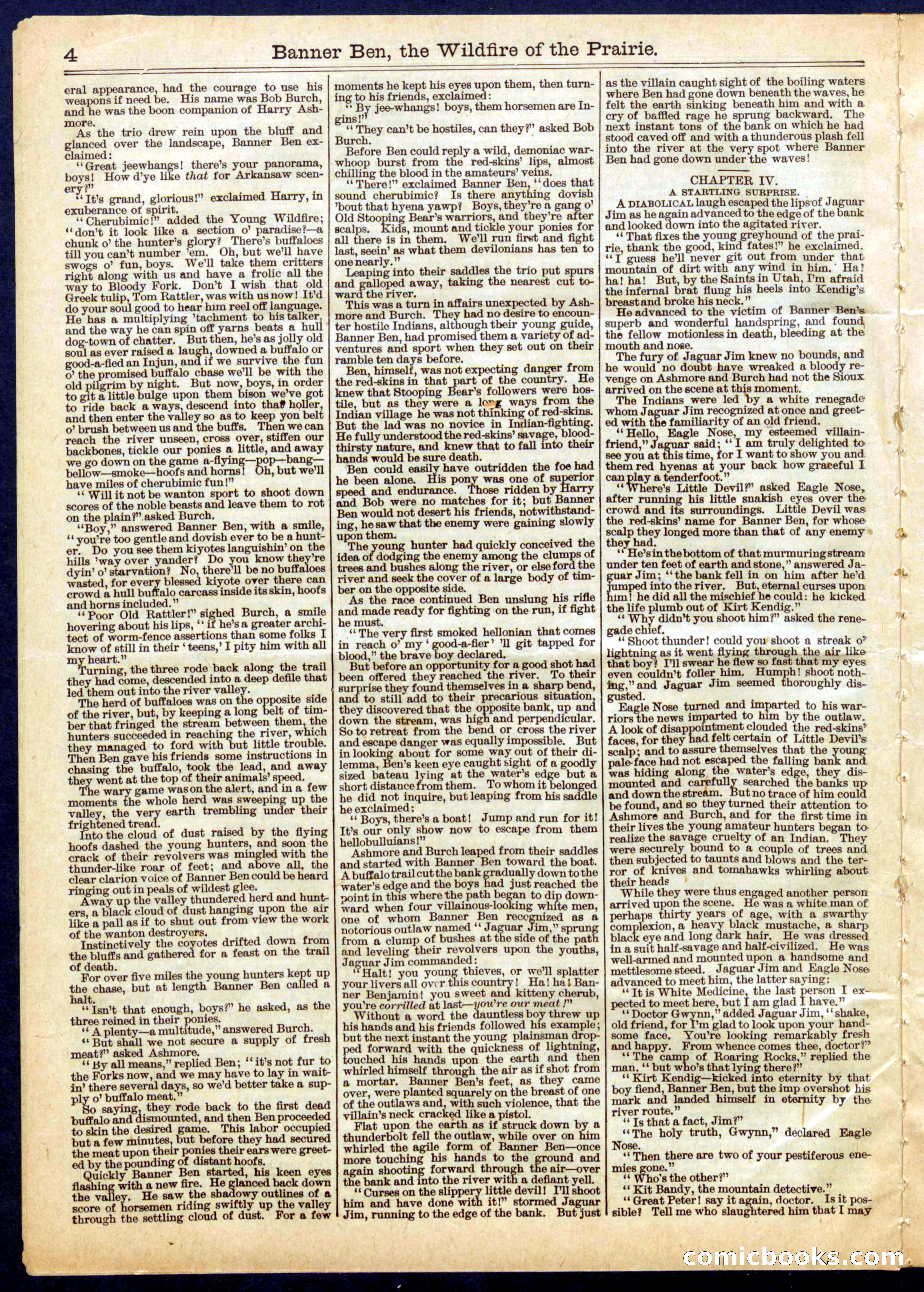 Beadle's Half Dime Library, No. 661 — page 4 of 16