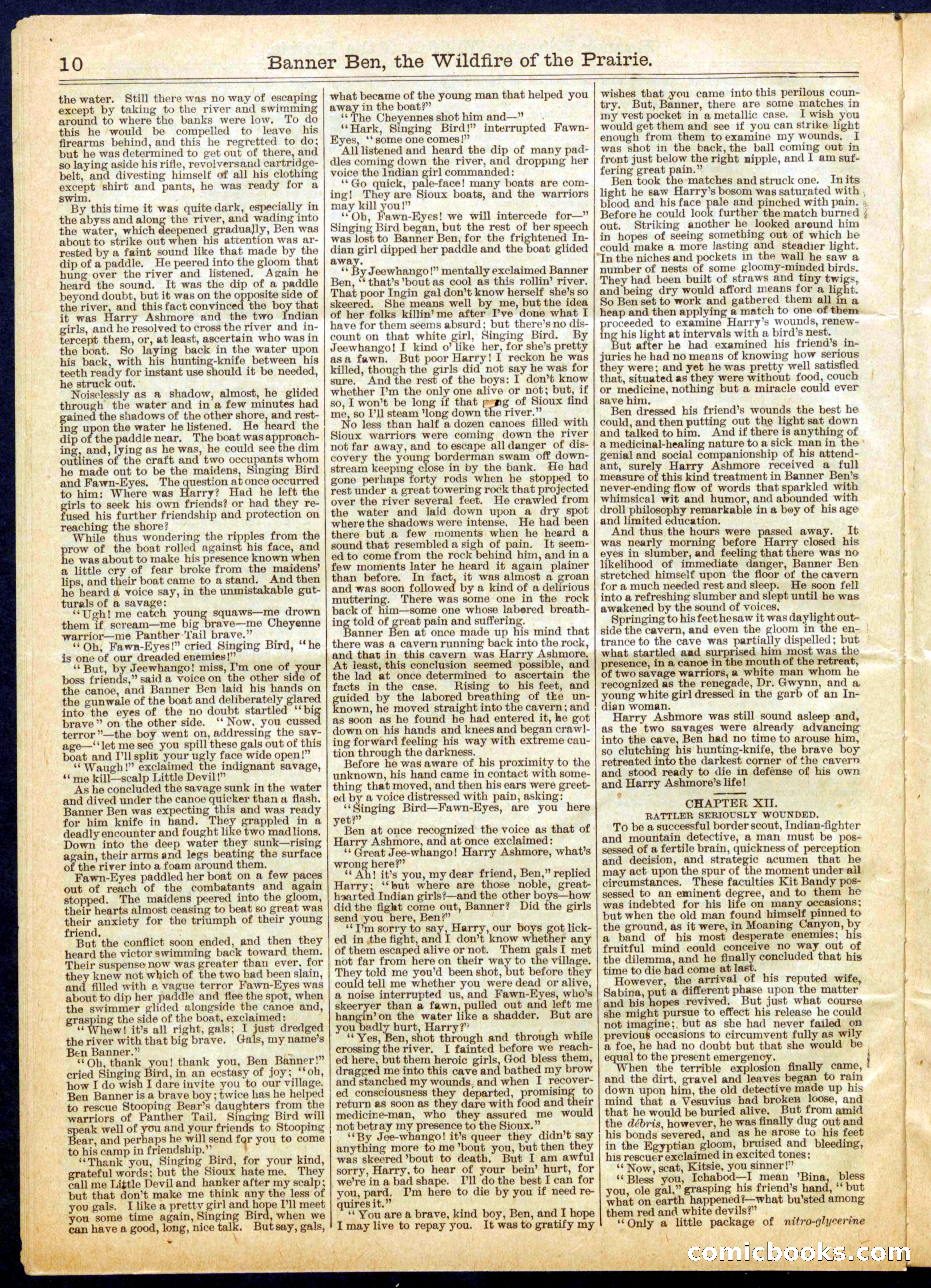 Beadle's Half Dime Library, No. 661 — page 10 of 16