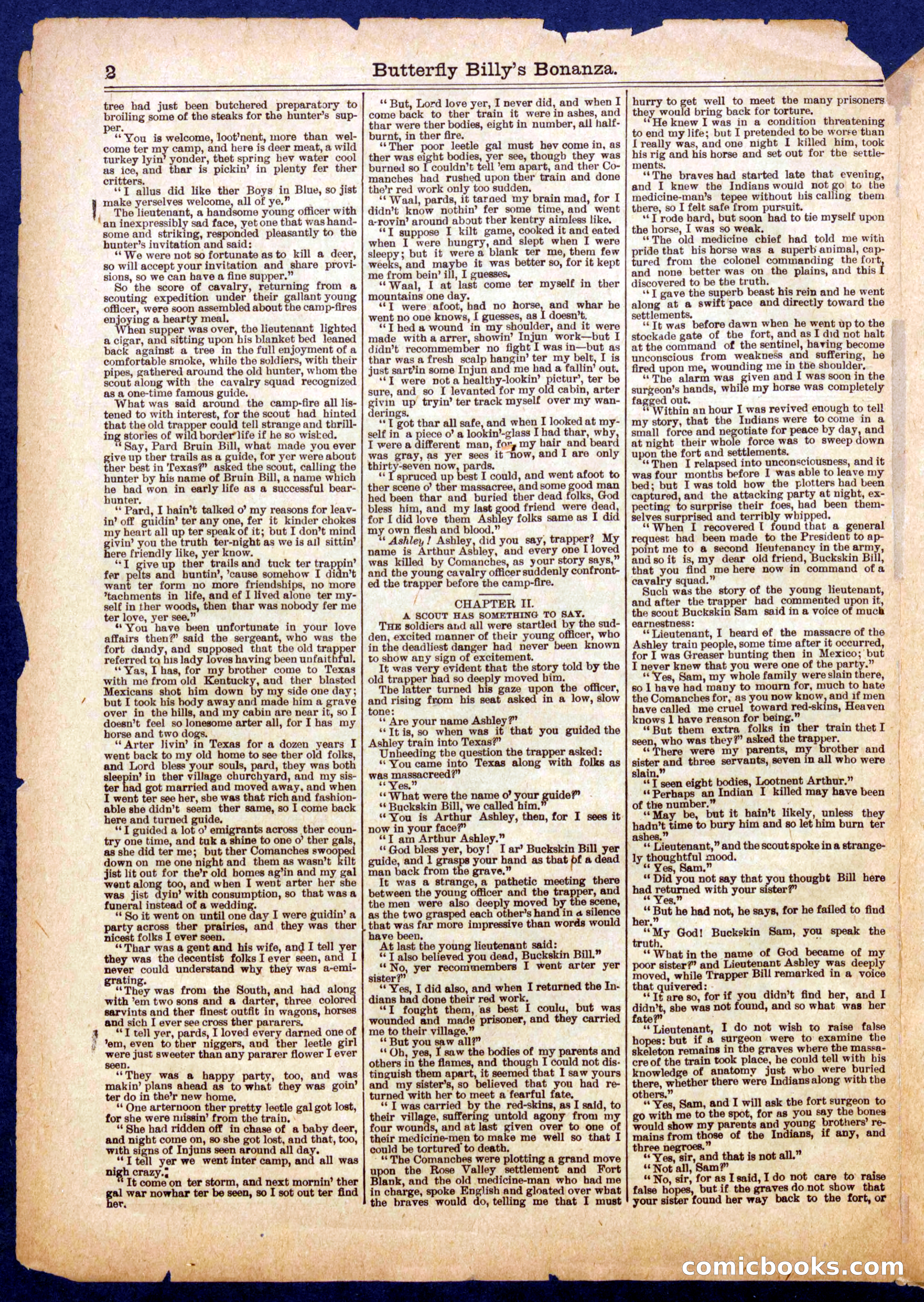 Beadle's Half Dime Library No. 662 — page 2 of 16