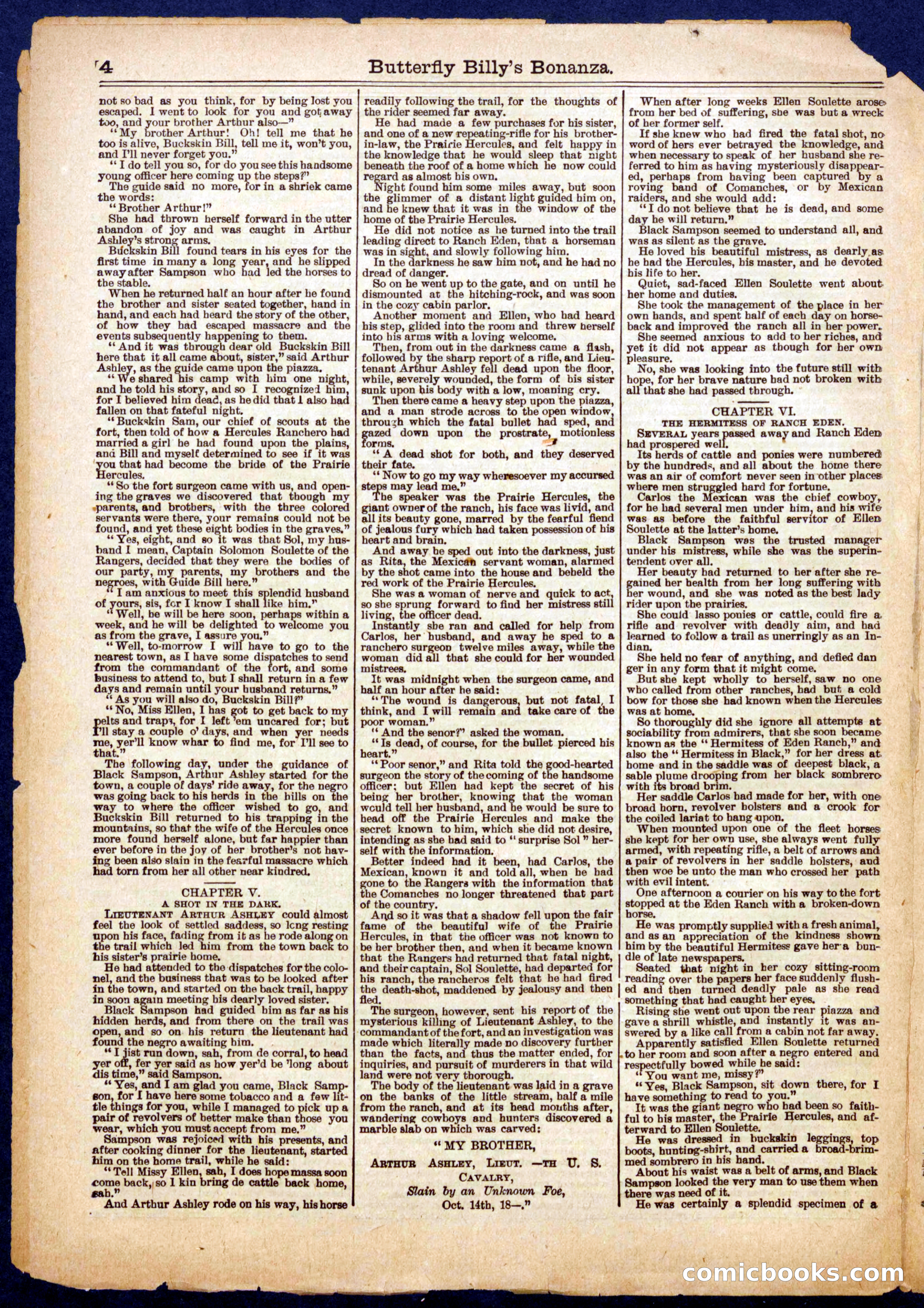 Beadle's Half Dime Library No. 662 — page 4 of 16