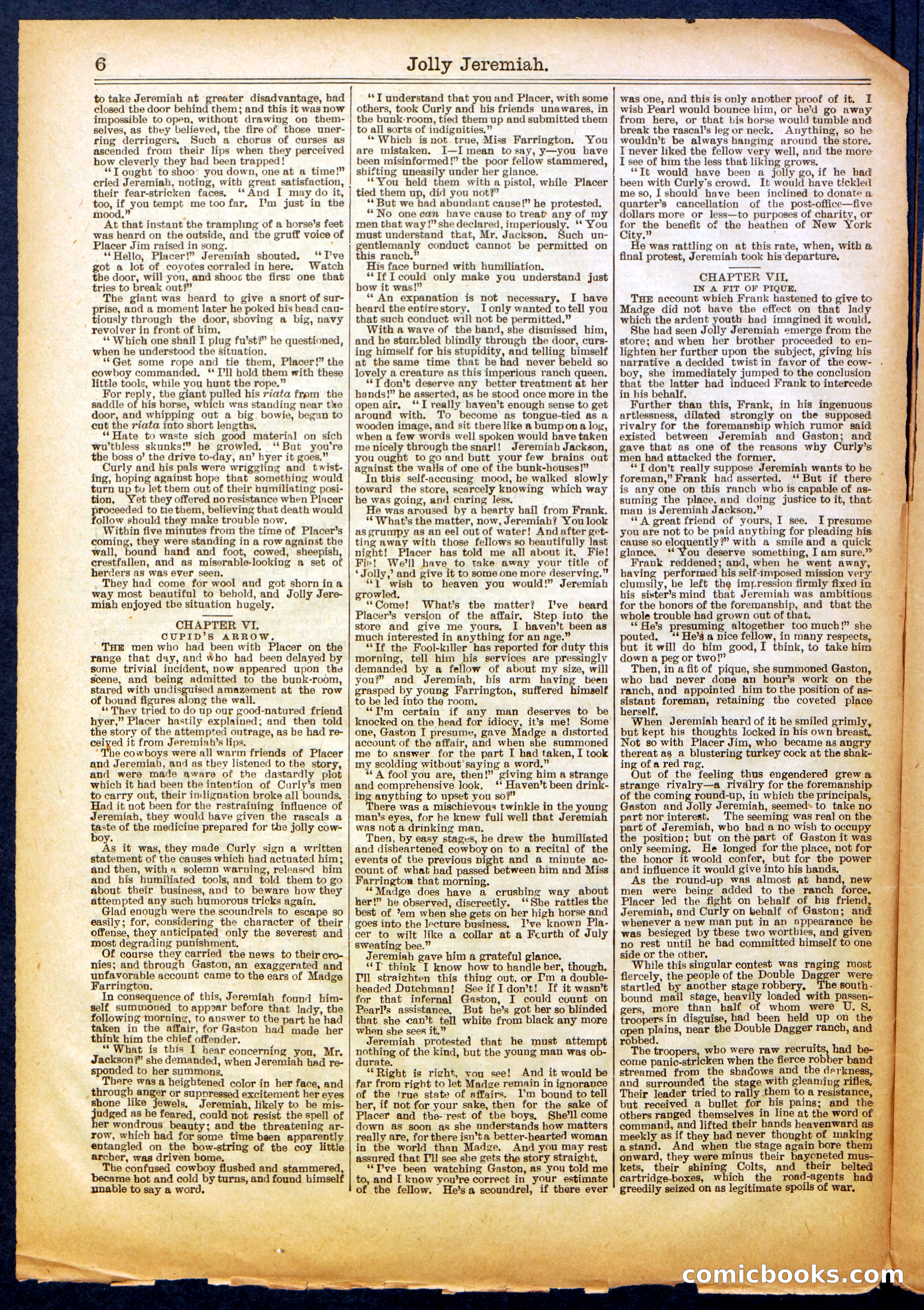 Beadle's Half Dime Library No. 665 — page 6 of 16
