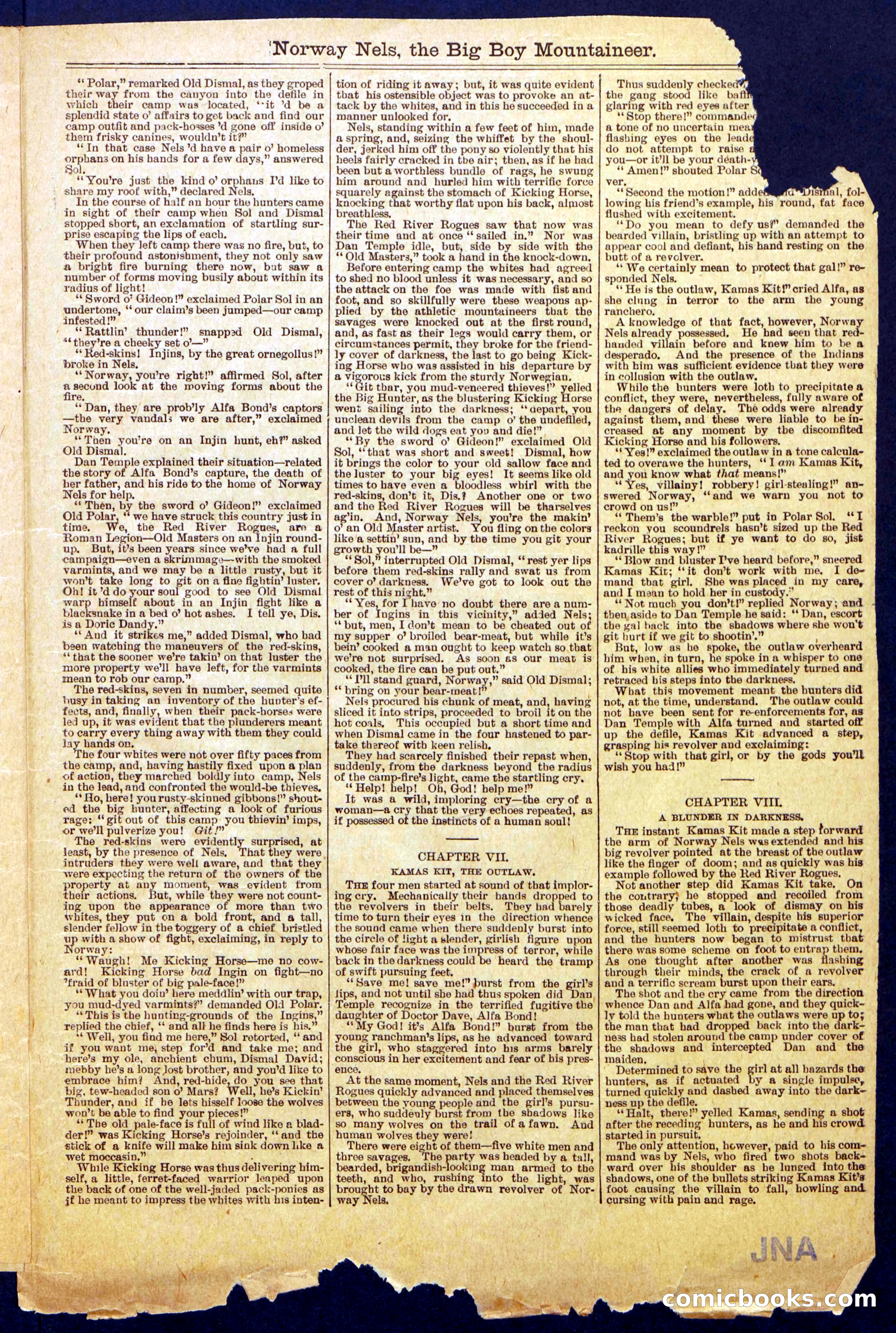 Beadle's Half Dime Library No. 870 — page 5 of 16