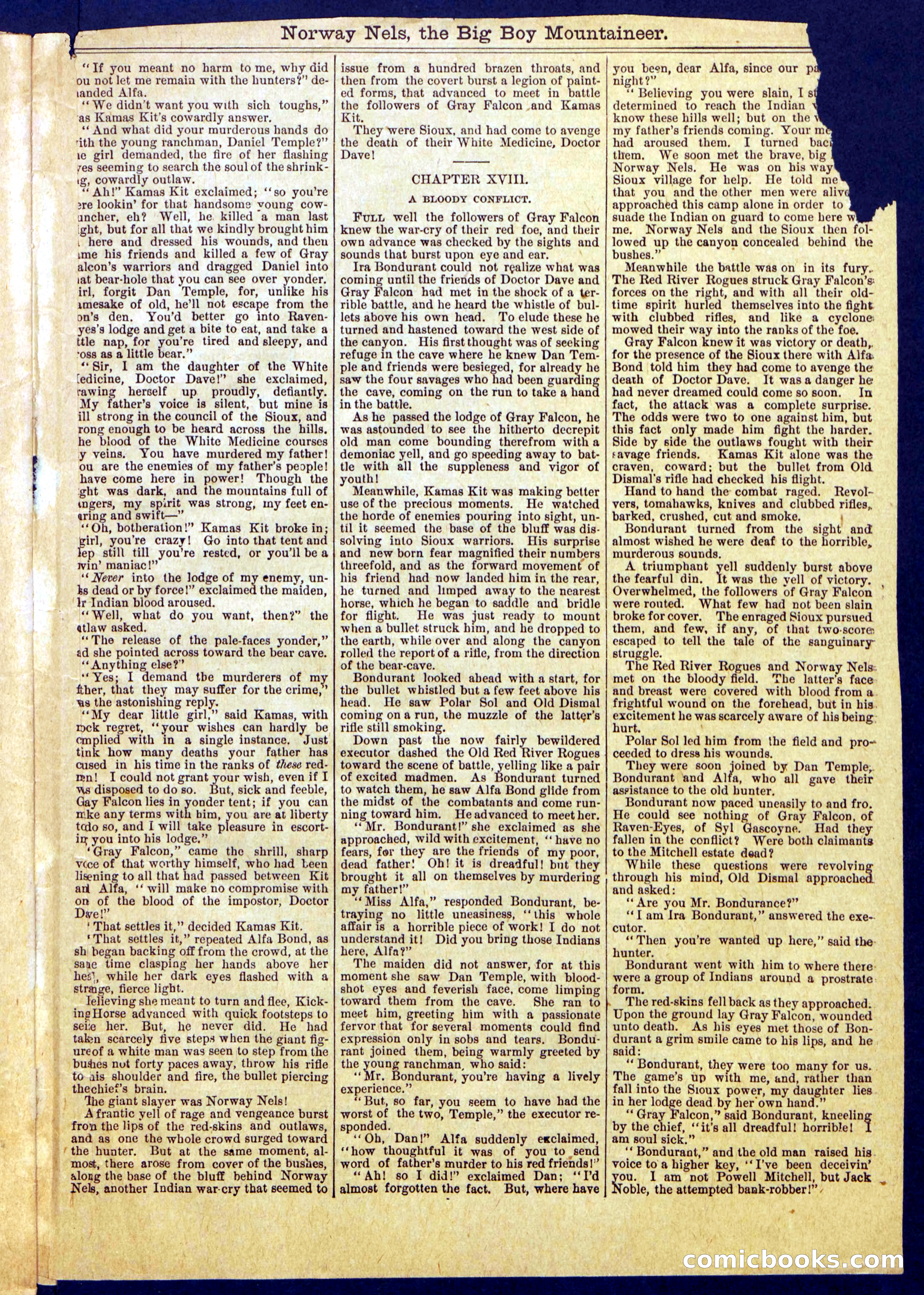 Beadle's Half Dime Library No. 870 — page 13 of 16