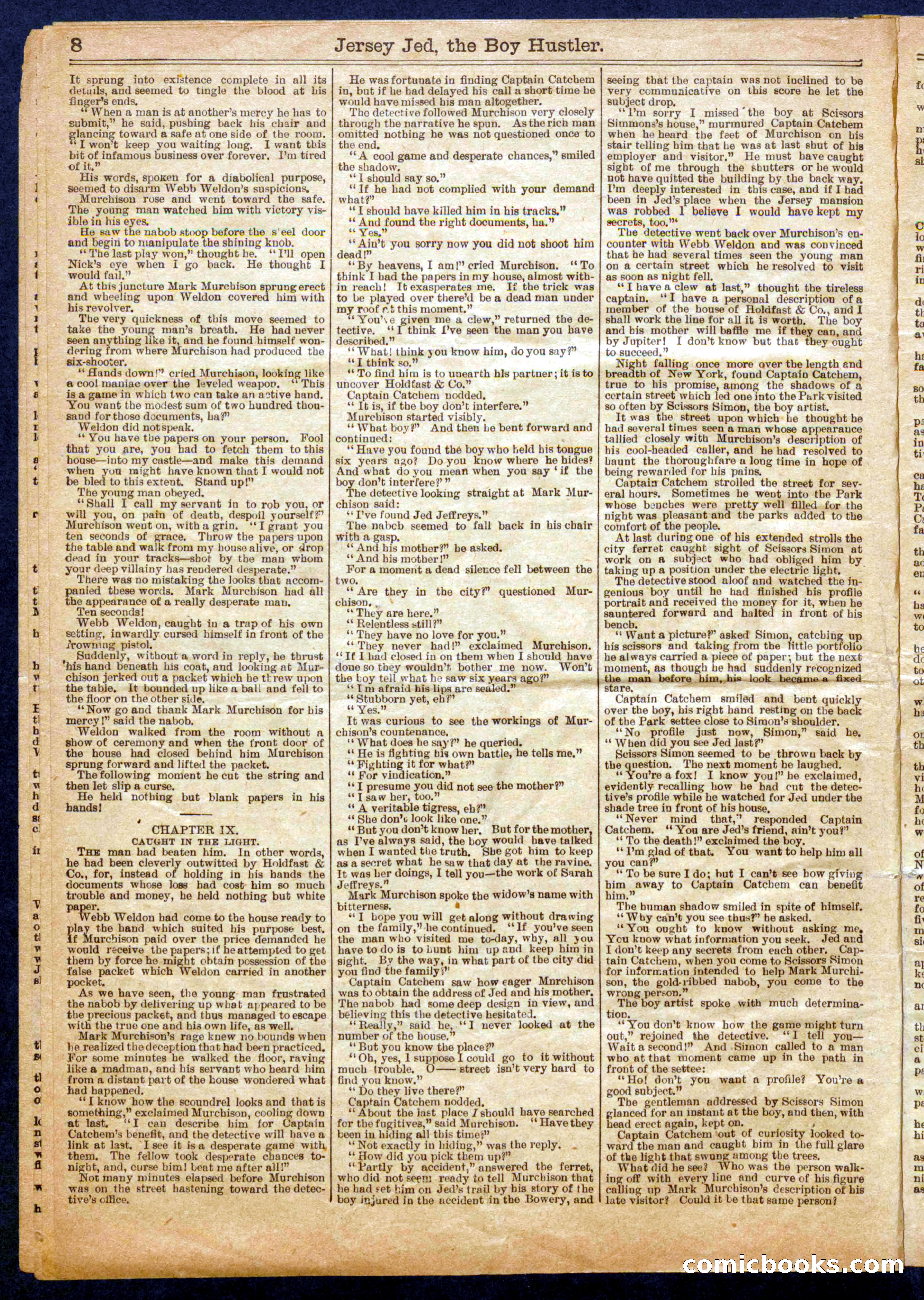 Beadle's Half Dime Library No. 671 — page 8 of 16