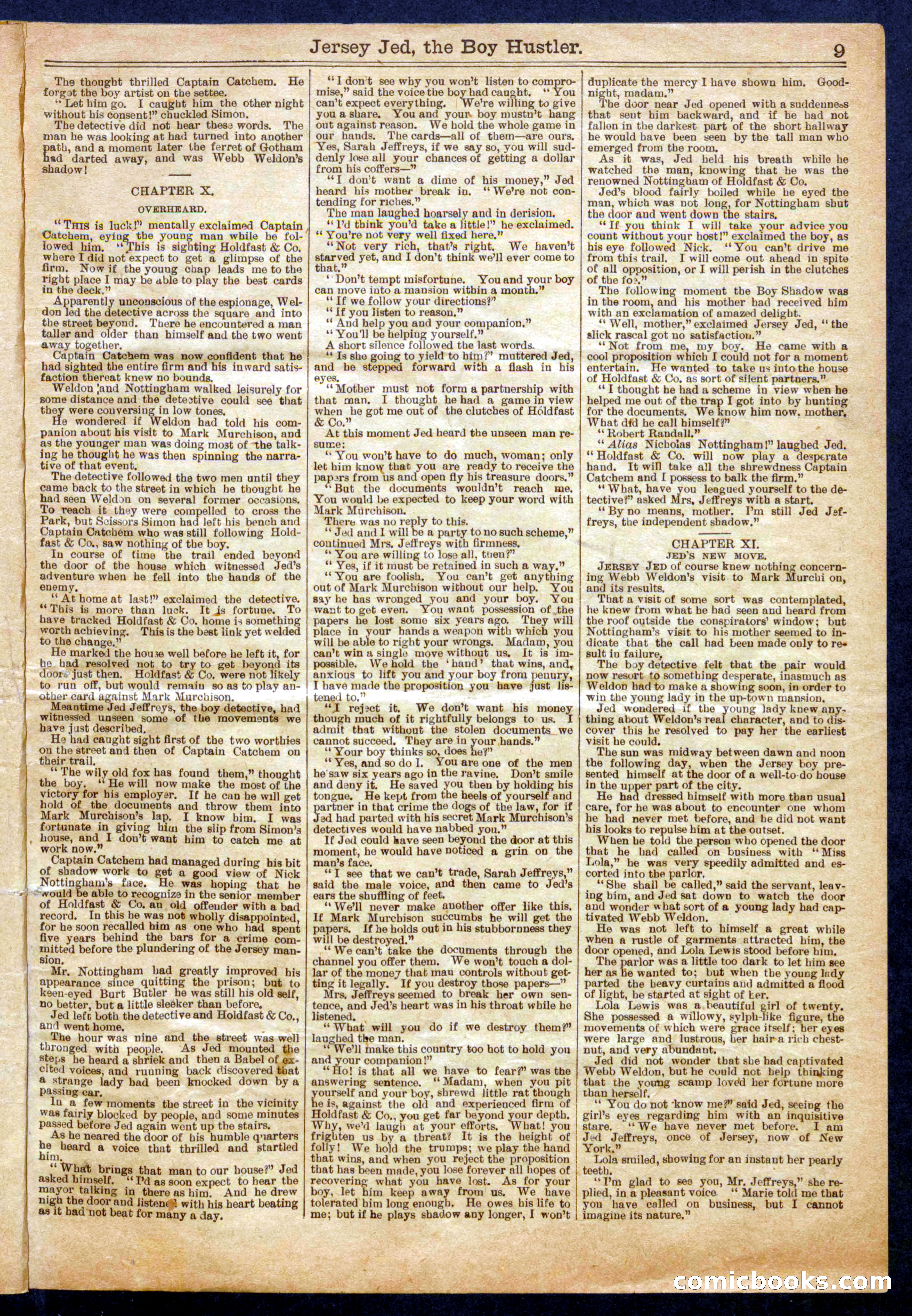 Beadle's Half Dime Library No. 671 — page 9 of 16