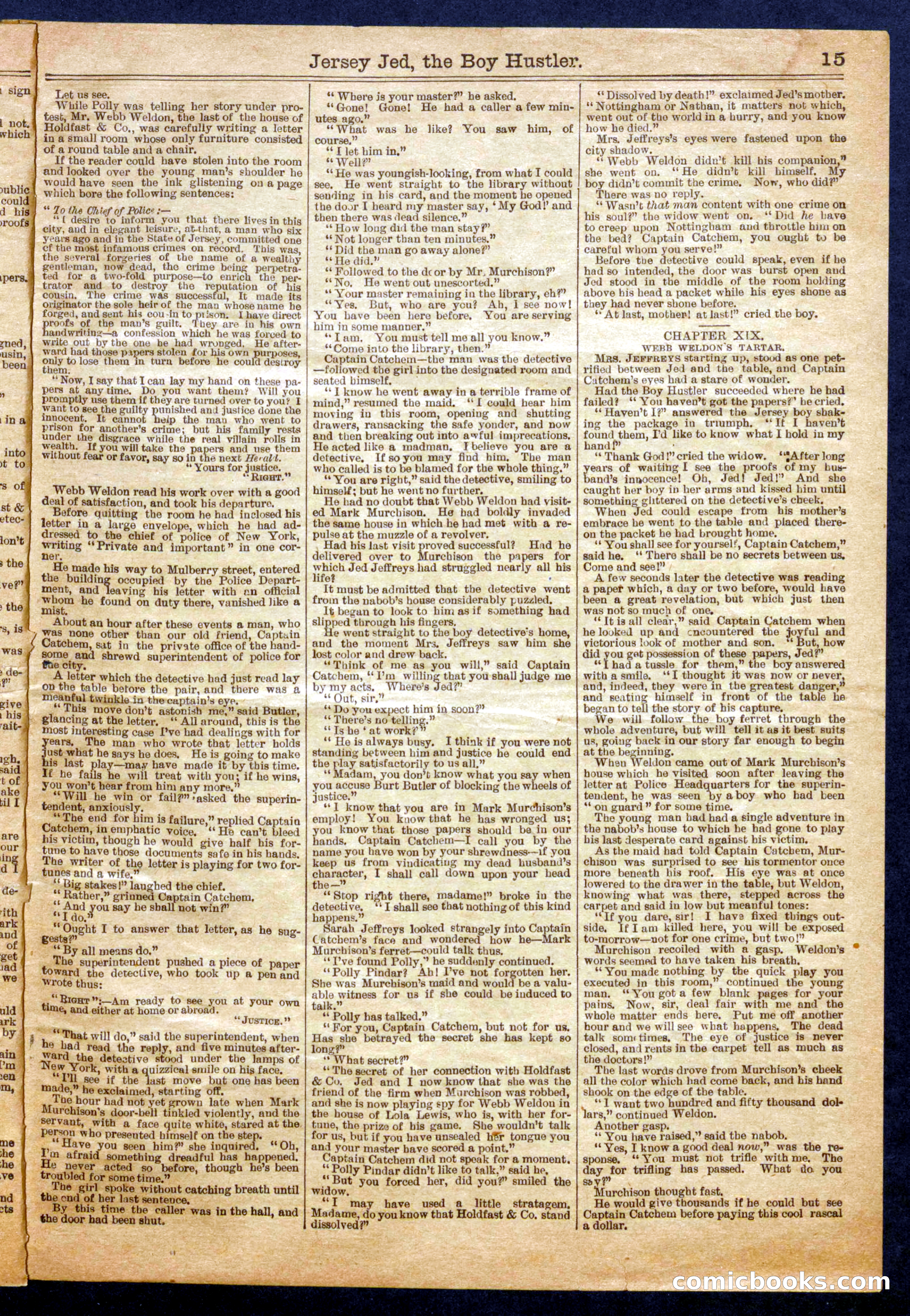 Beadle's Half Dime Library No. 671 — page 15 of 16