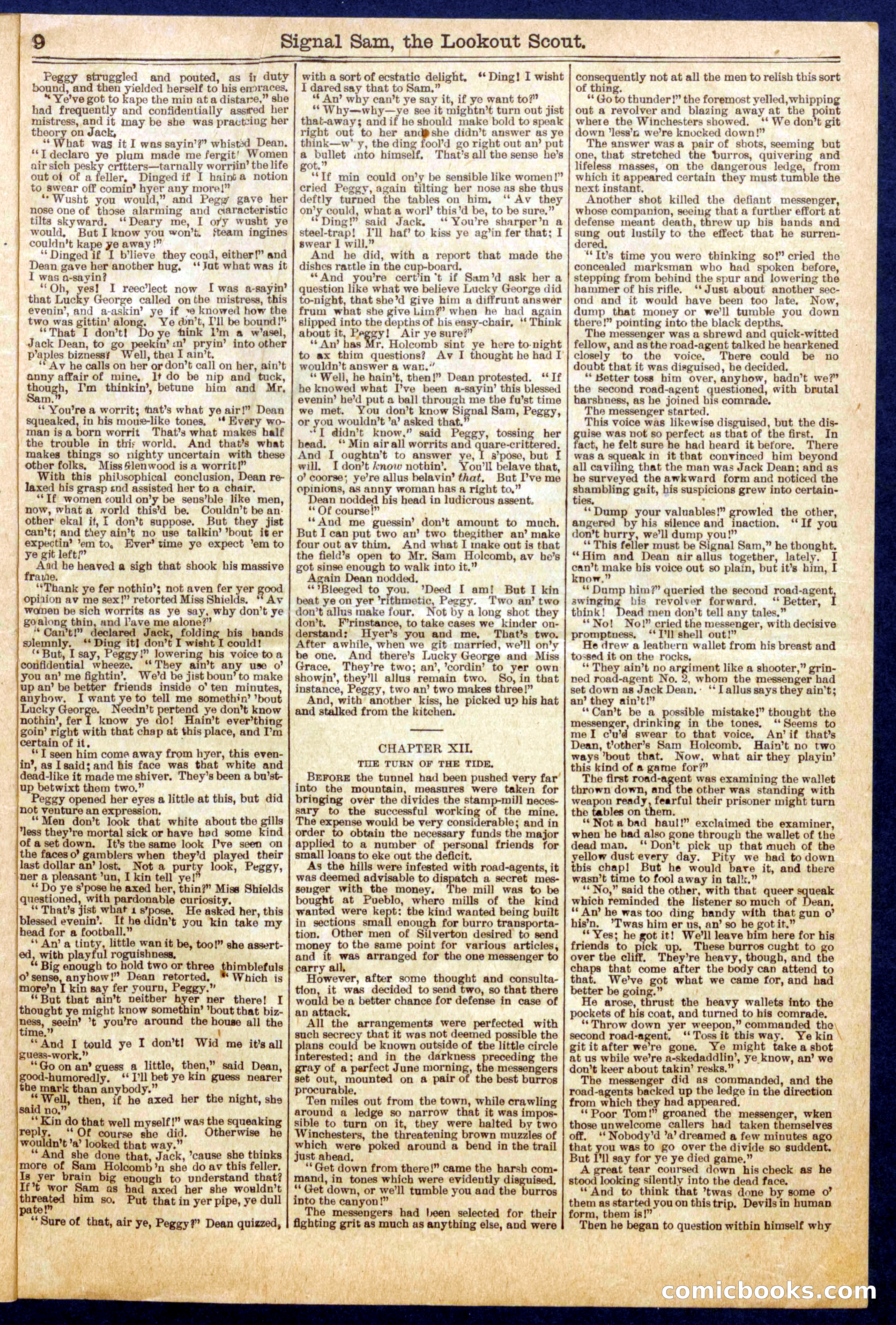 Beadle's Half Dime Library No. 676 — page 9 of 16