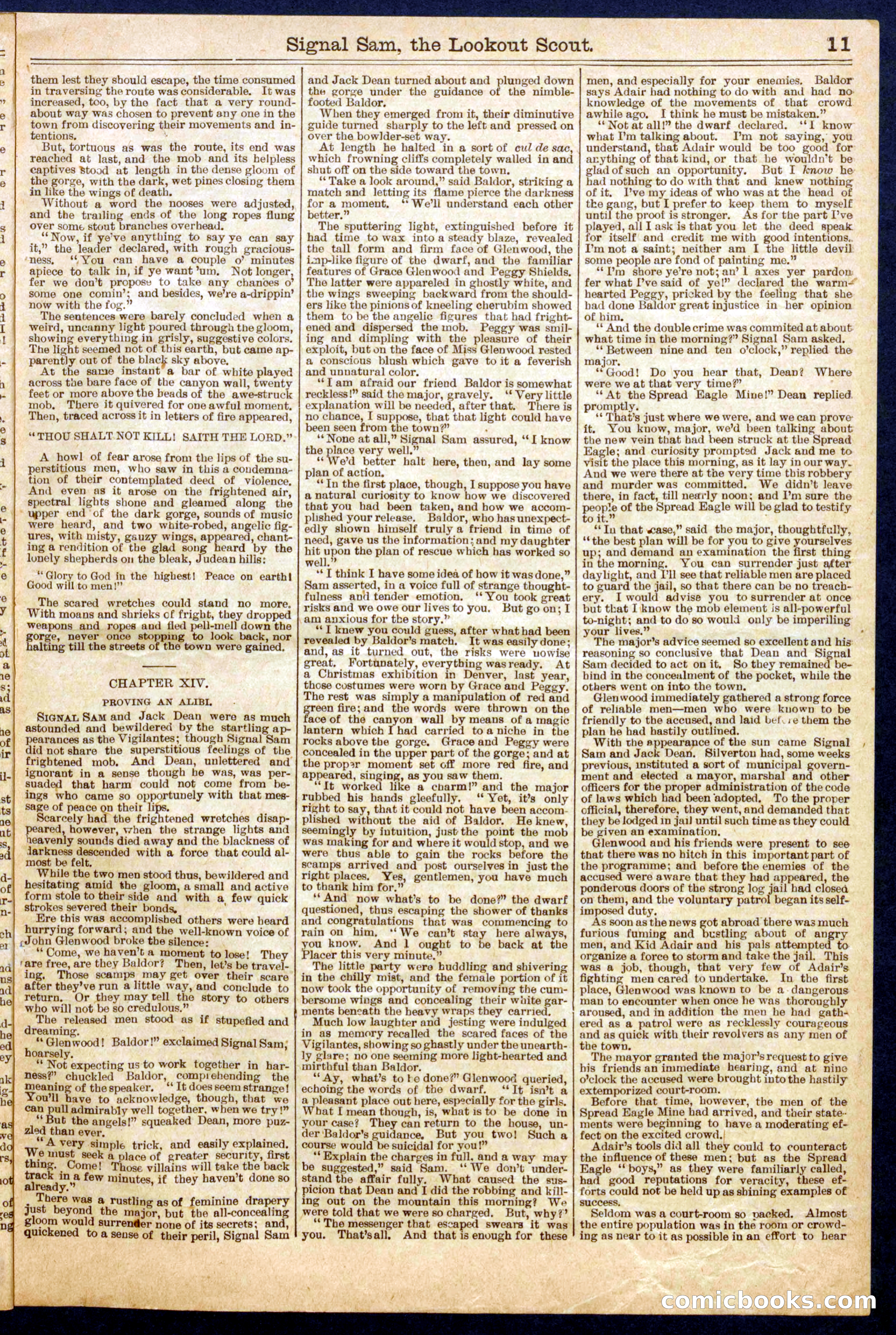 Beadle's Half Dime Library No. 676 — page 11 of 16