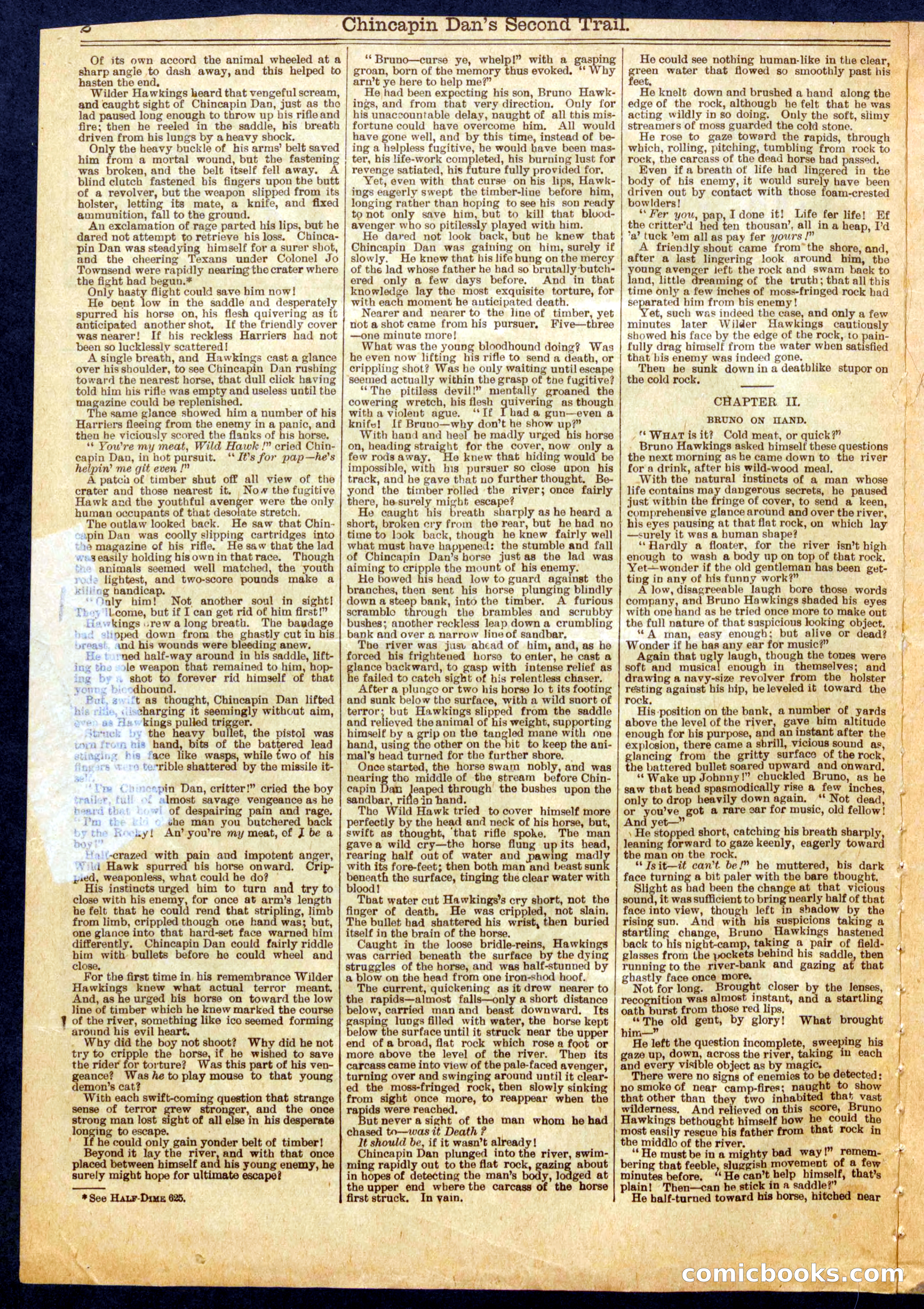 Beadle's Half Dime Library, No. 677 — page 2 of 16