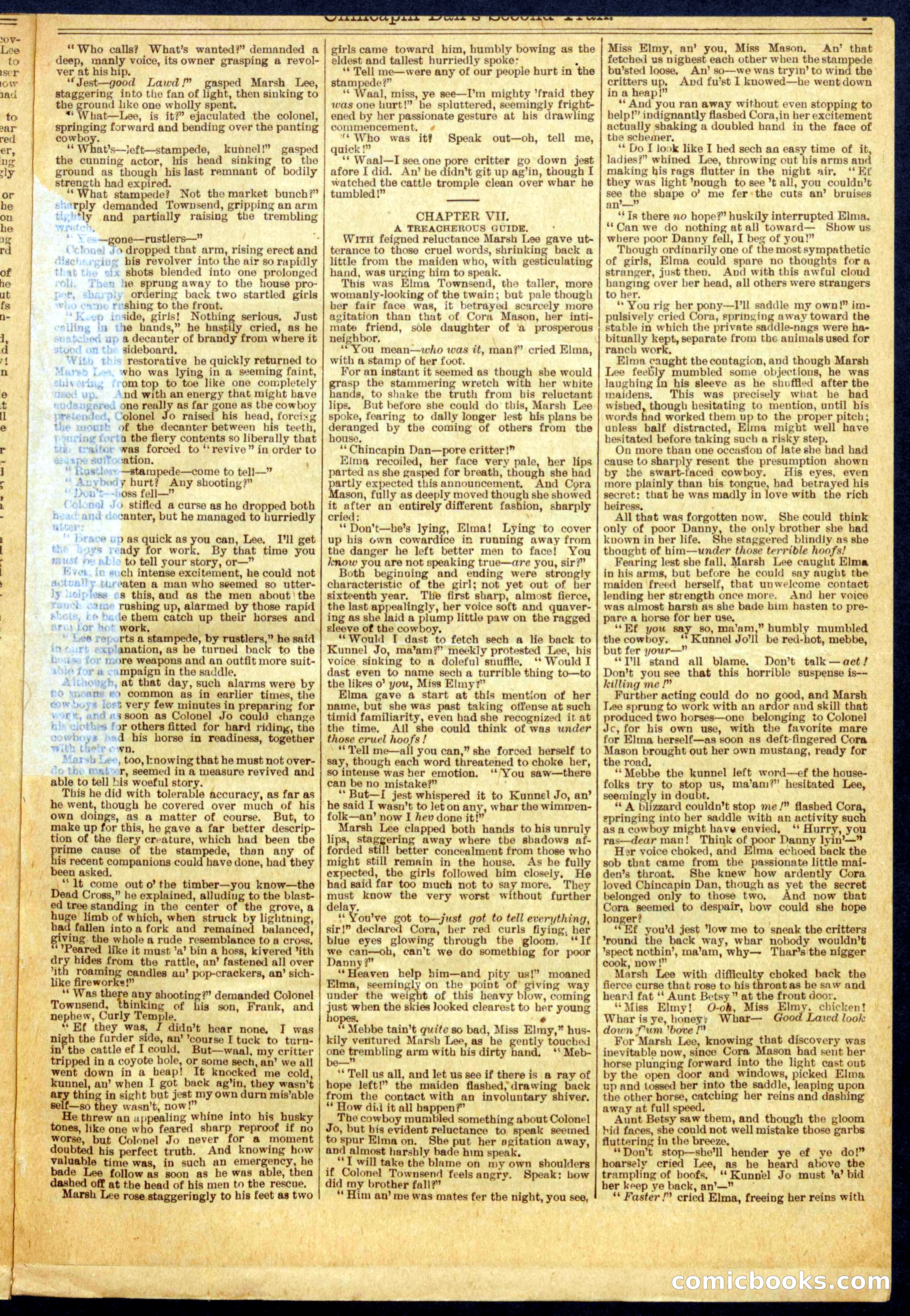 Beadle's Half Dime Library, No. 677 — page 7 of 16