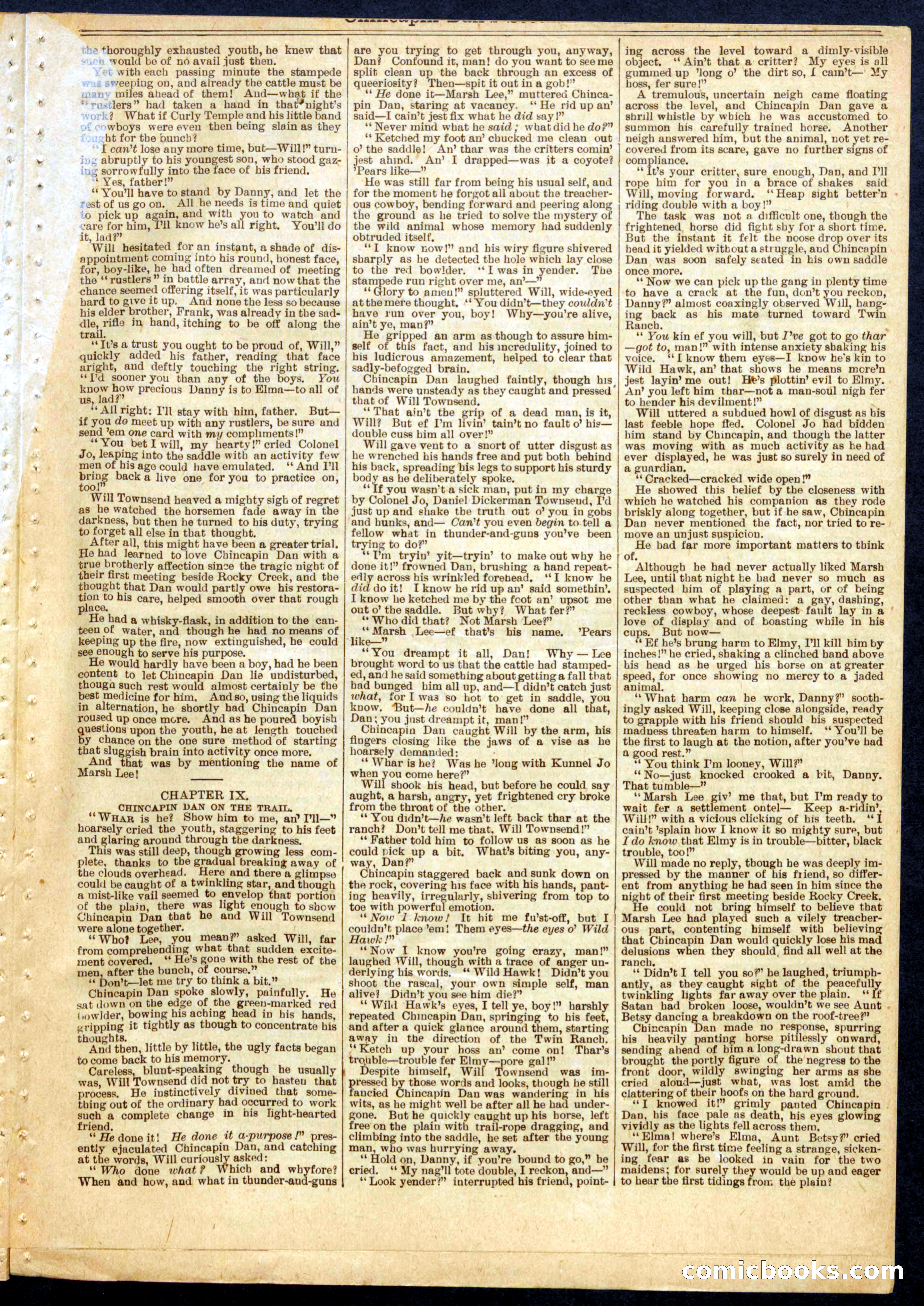Beadle's Half Dime Library, No. 677 — page 9 of 16