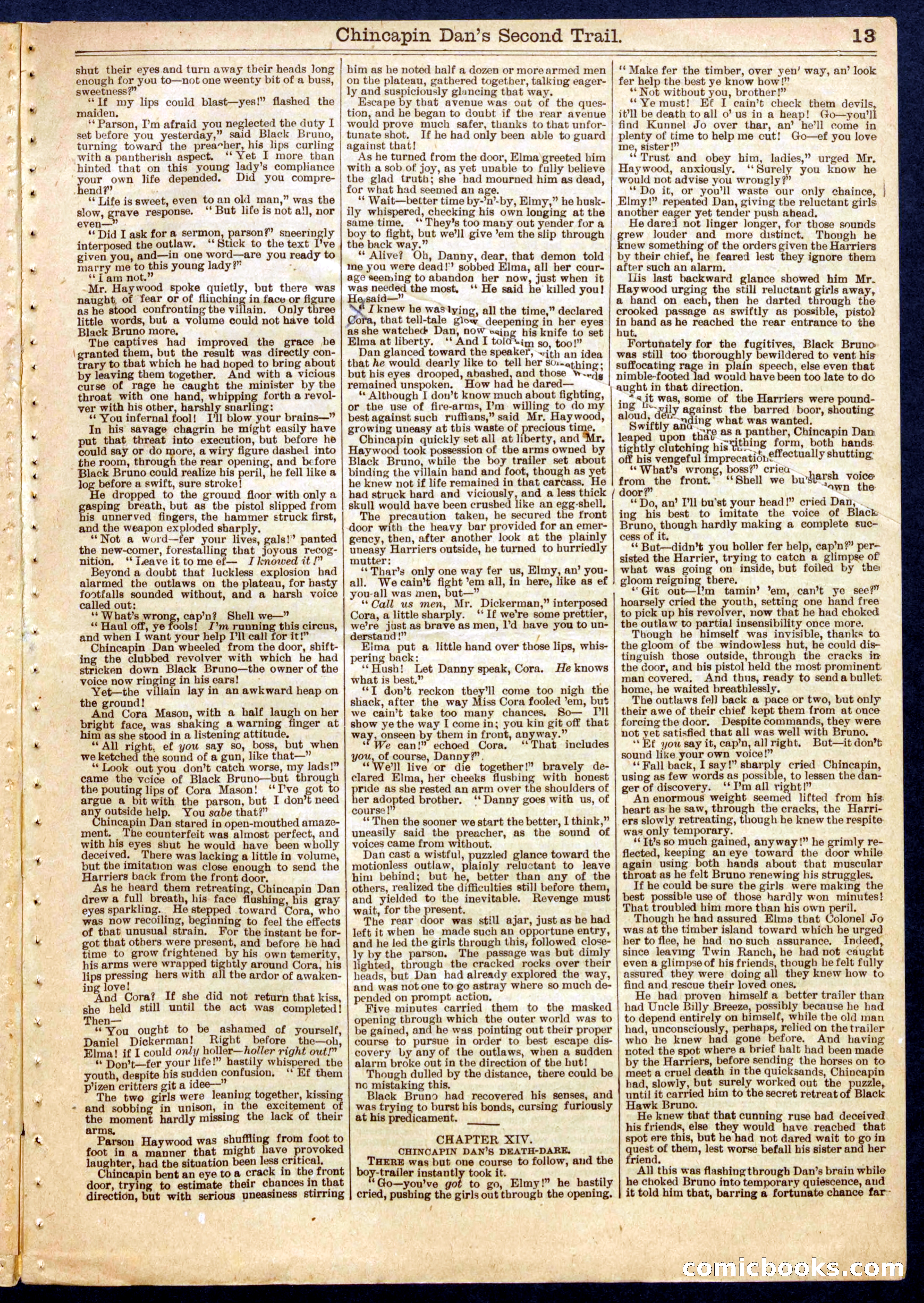 Beadle's Half Dime Library, No. 677 — page 13 of 16