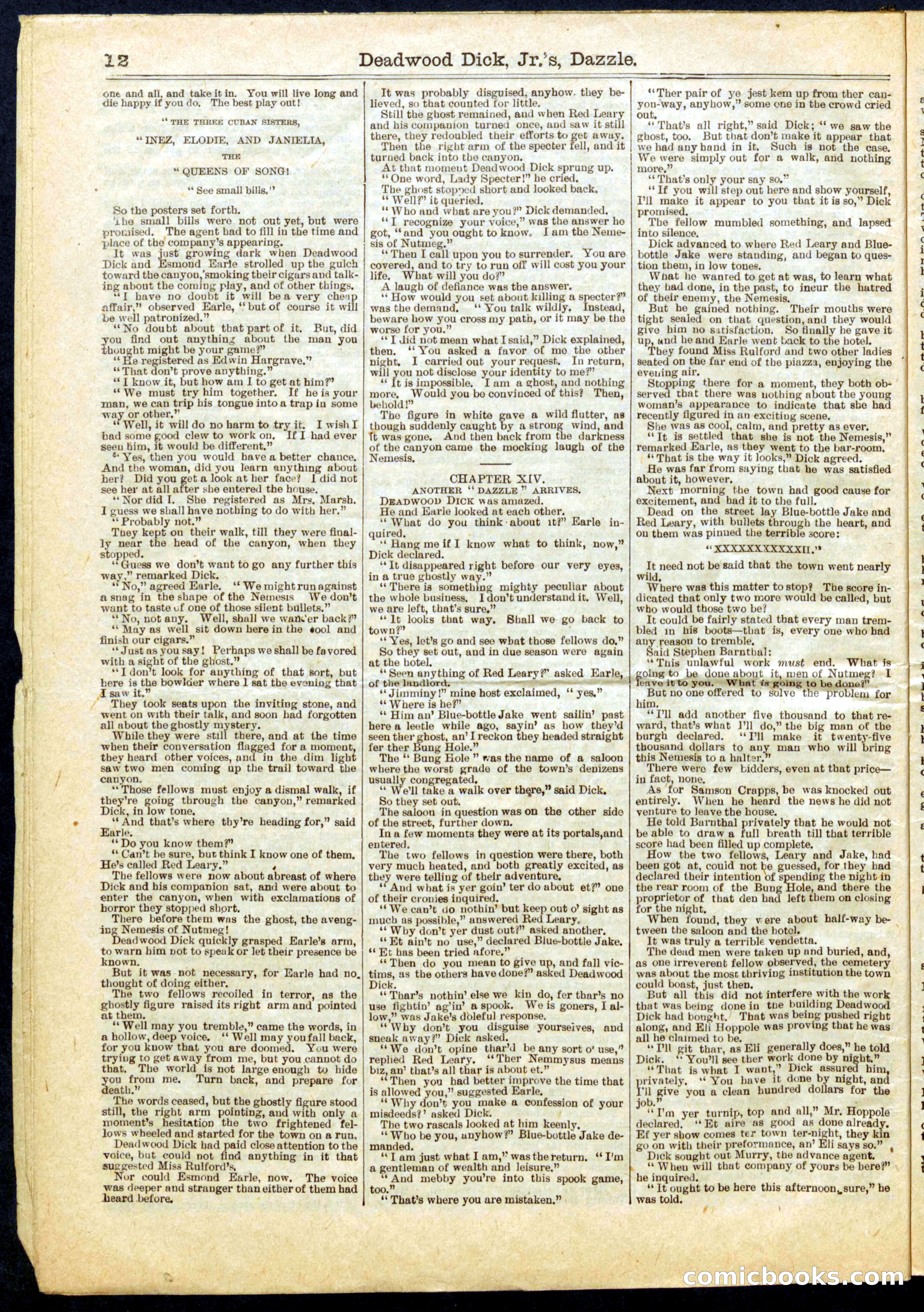 Beadle's Half Dime Library No. 684 — page 12 of 16