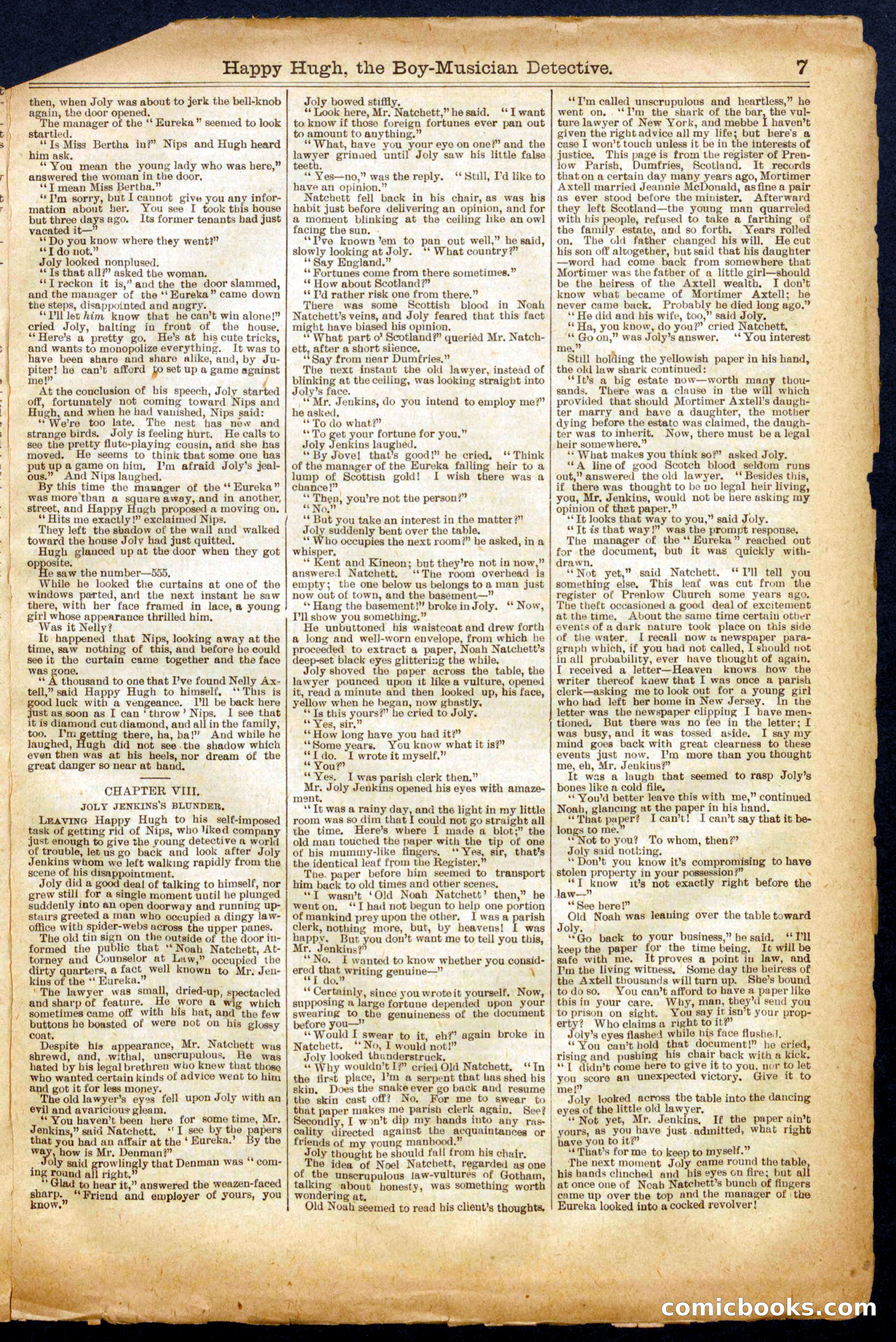 Beadle's Half Dime Library No. 685 — page 7 of 16