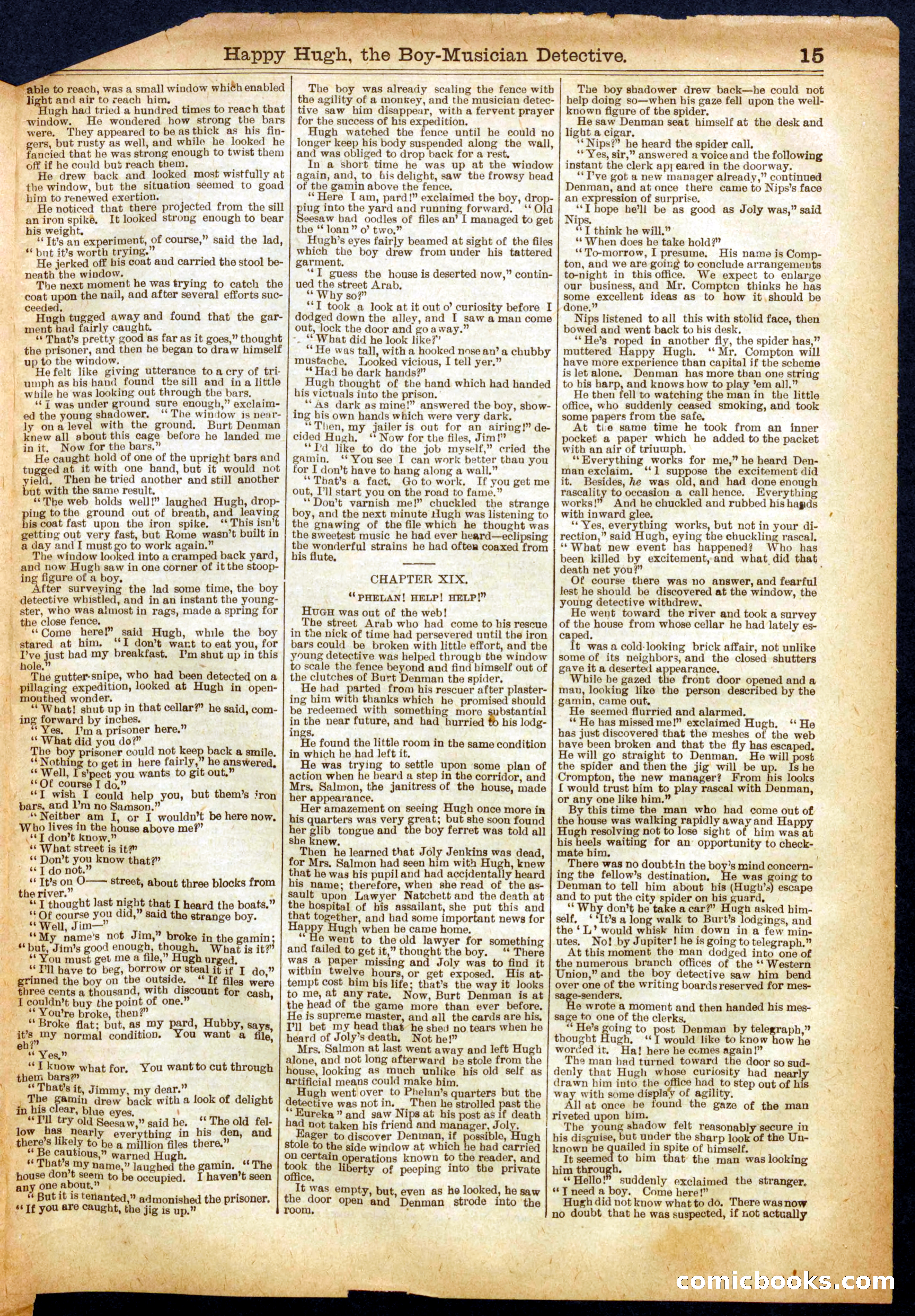 Beadle's Half Dime Library No. 685 — page 15 of 16