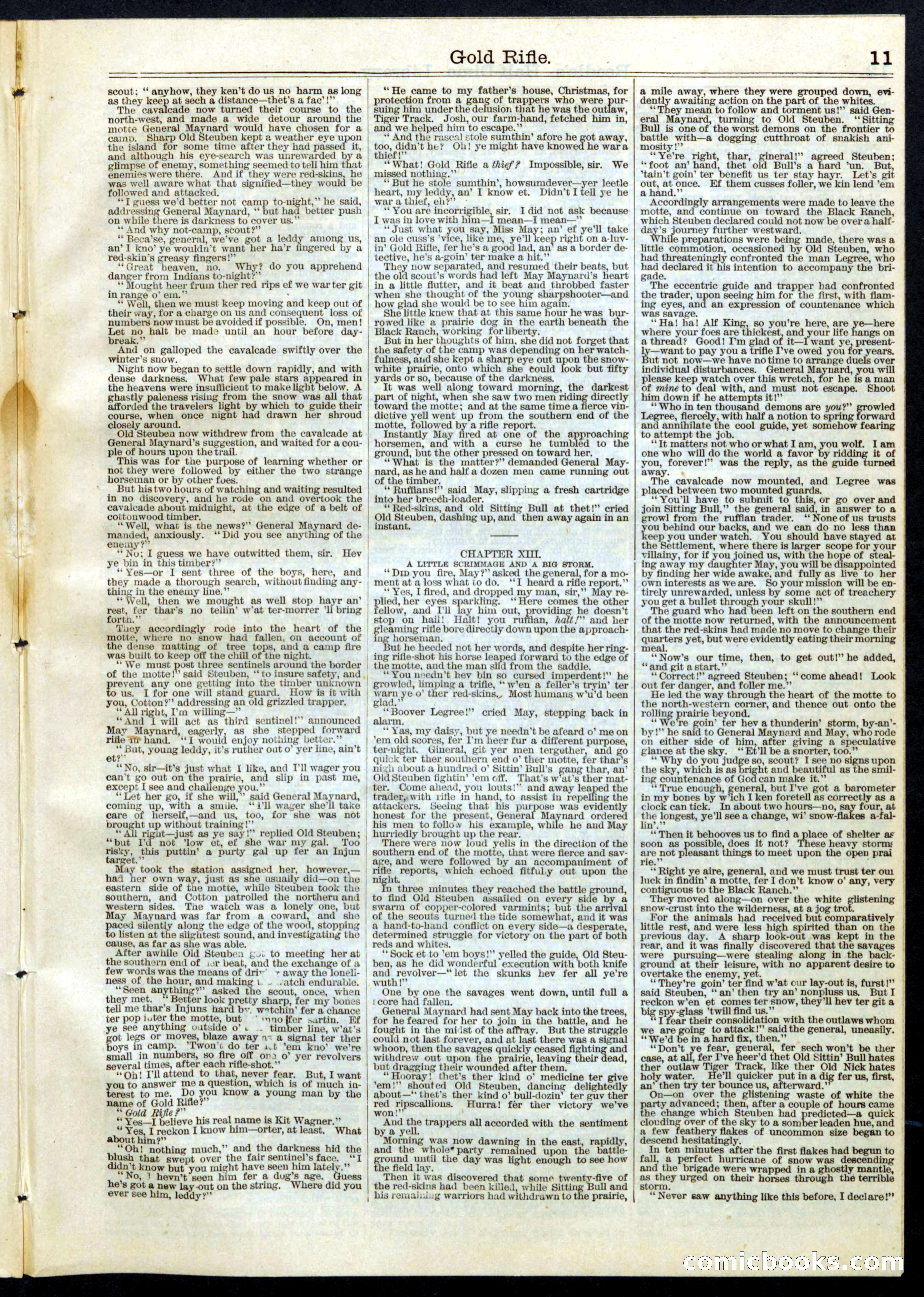 Beadle's Half Dime Library No. 69 — page 11 of 16