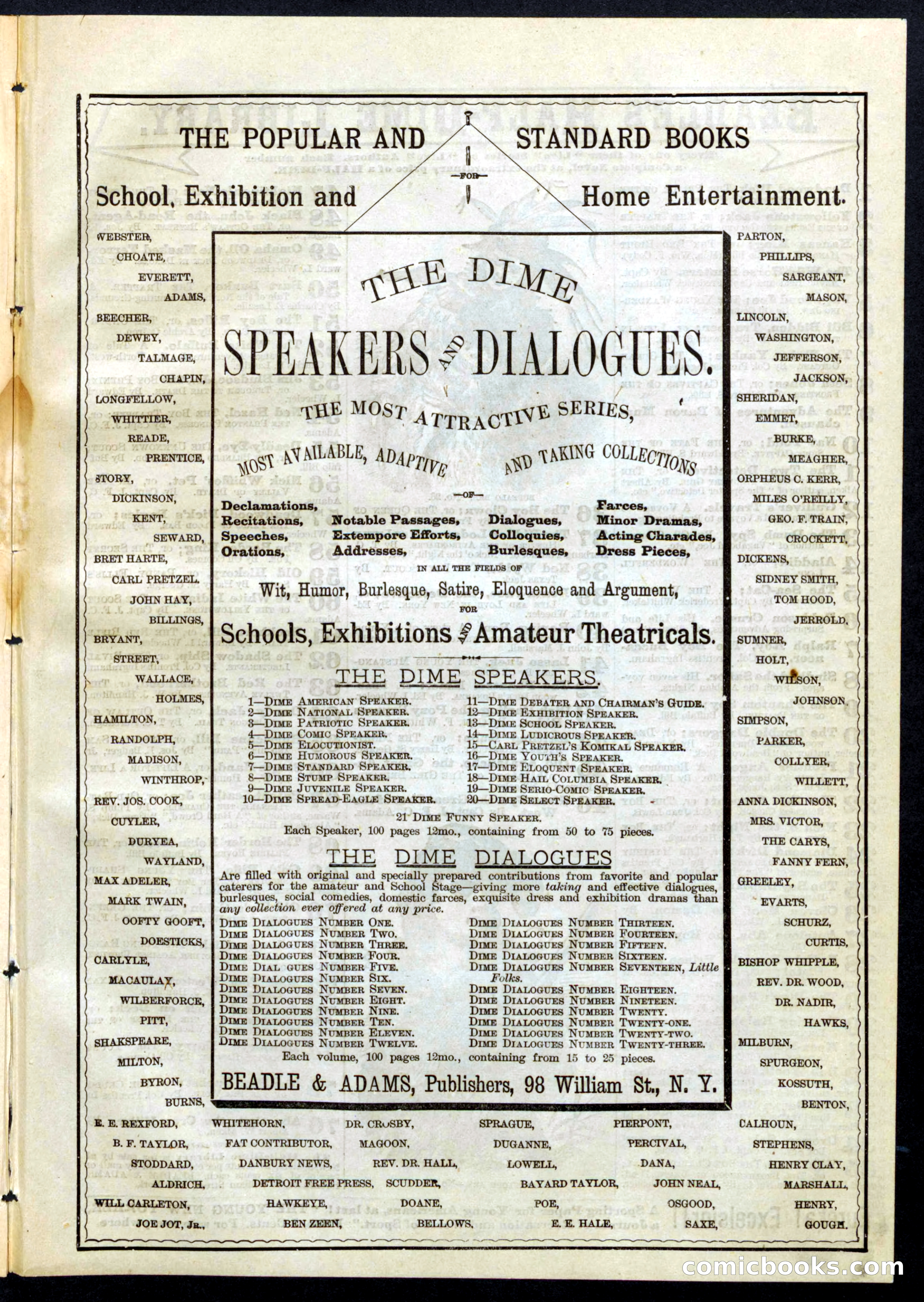 Beadle's Half Dime Library No. 69 — page 15 of 16