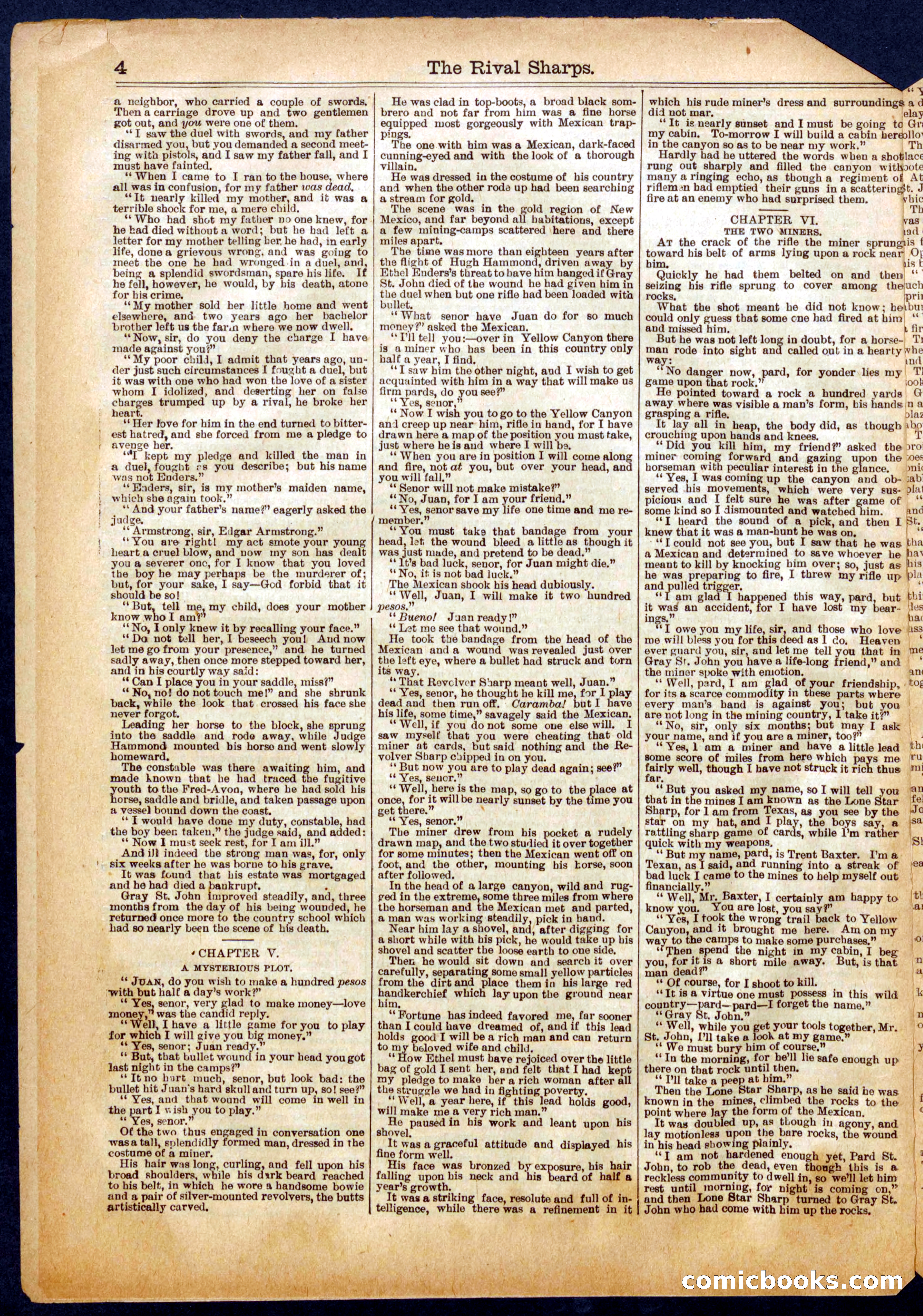 Beadle's Half Dime Library No. 692 — page 4 of 20