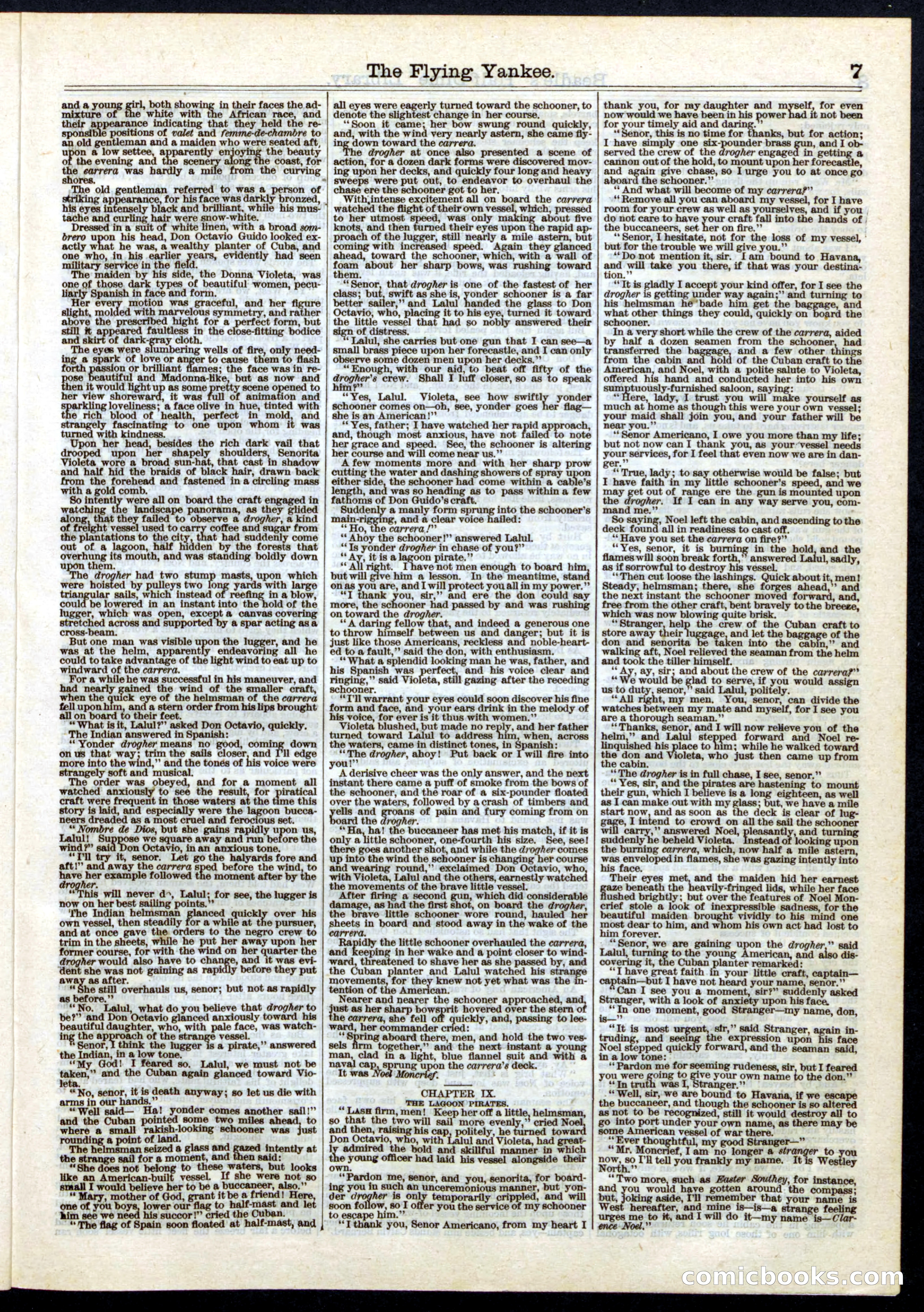 Beadle's Half Dime Library, No. 7 — page 7 of 16