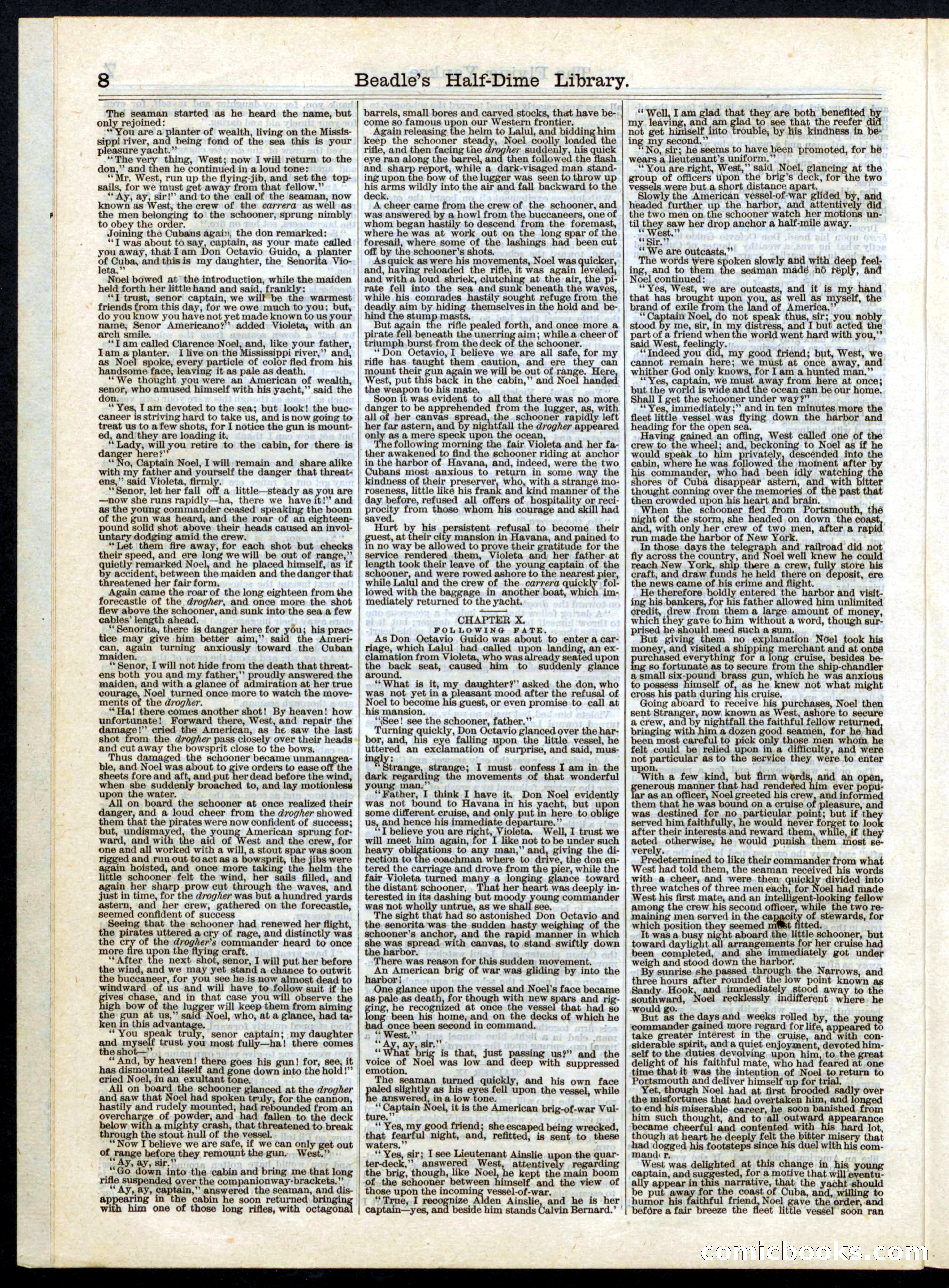 Beadle's Half Dime Library, No. 7 — page 8 of 16