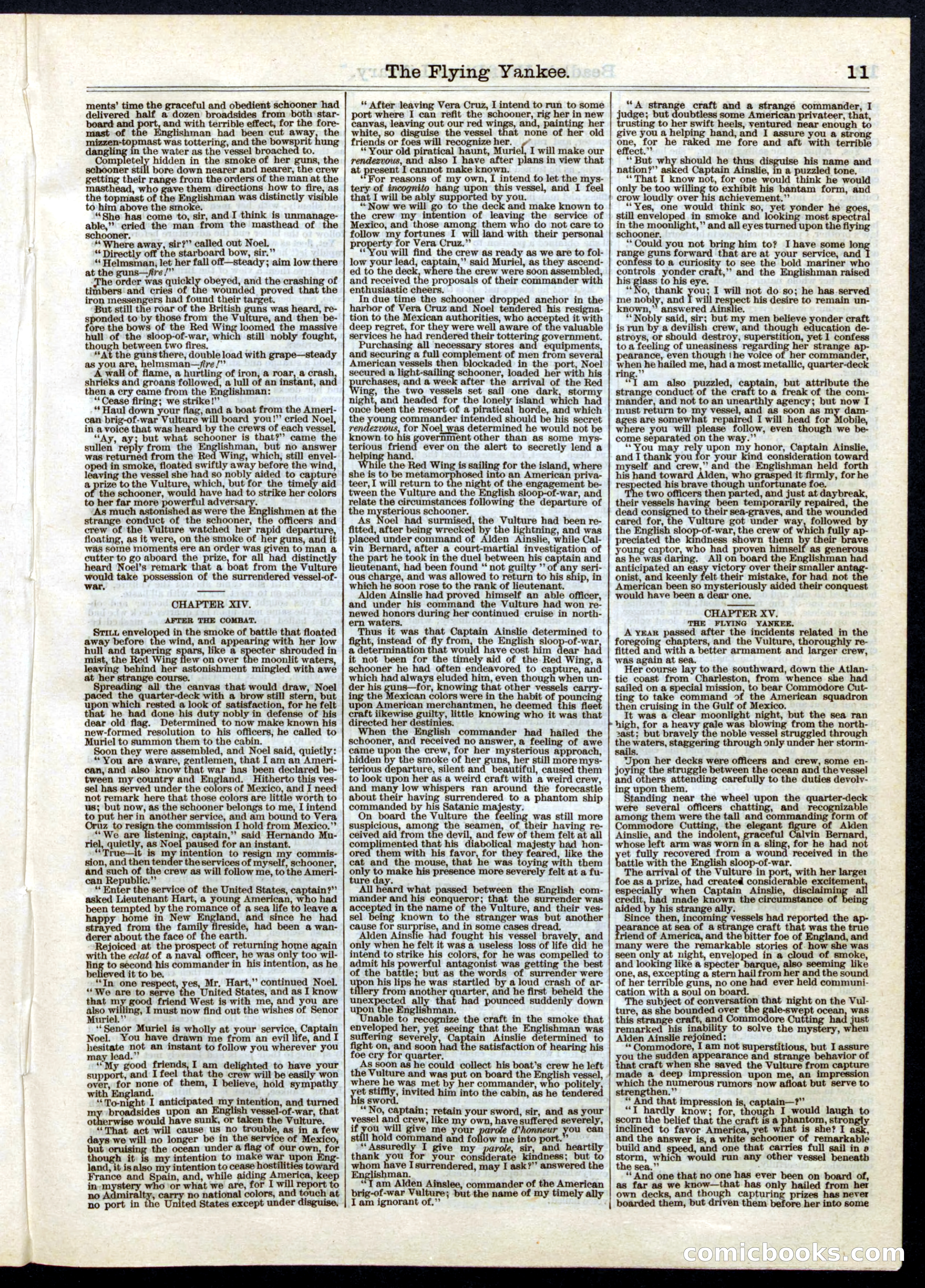 Beadle's Half Dime Library, No. 7 — page 11 of 16