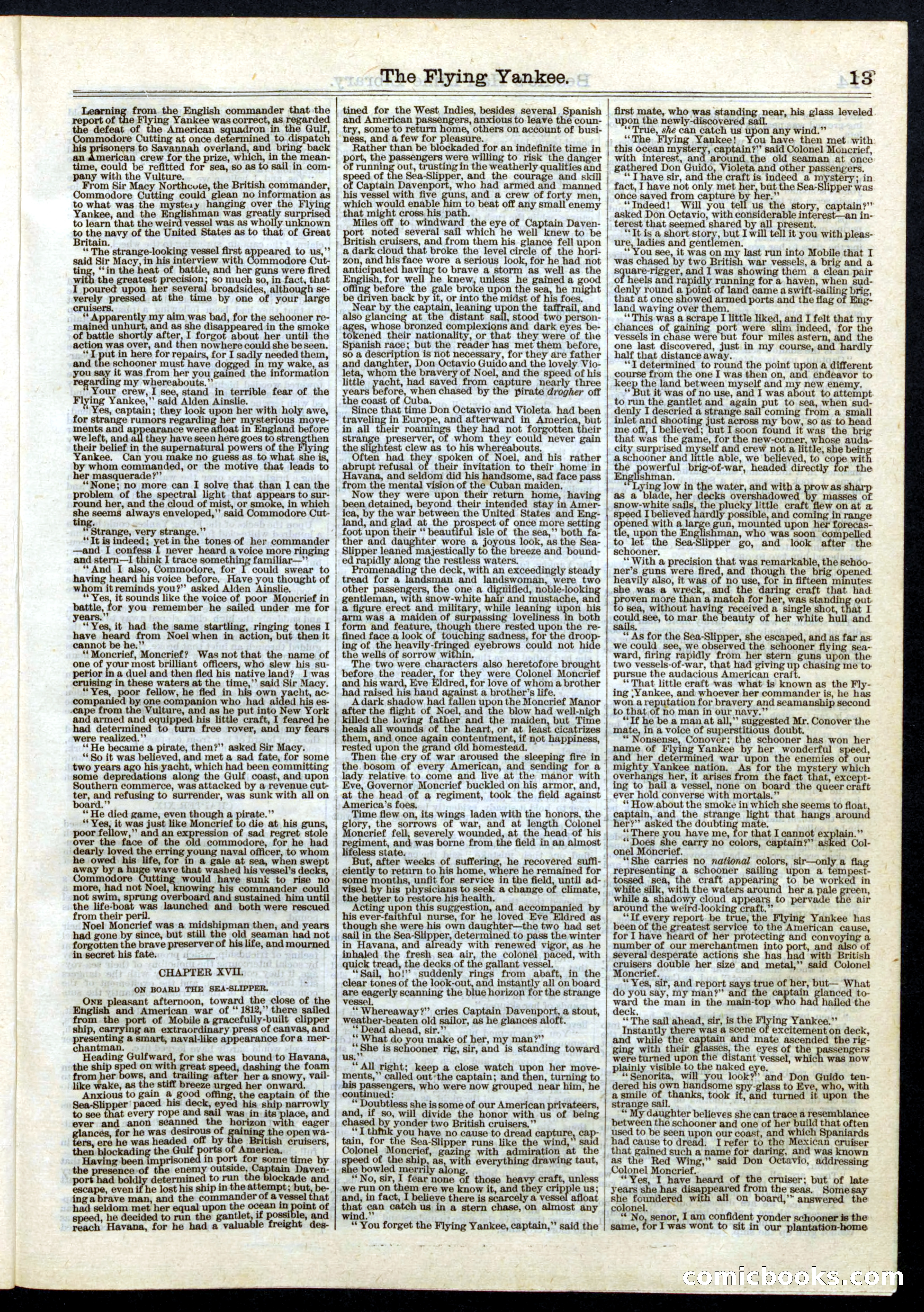 Beadle's Half Dime Library, No. 7 — page 13 of 16