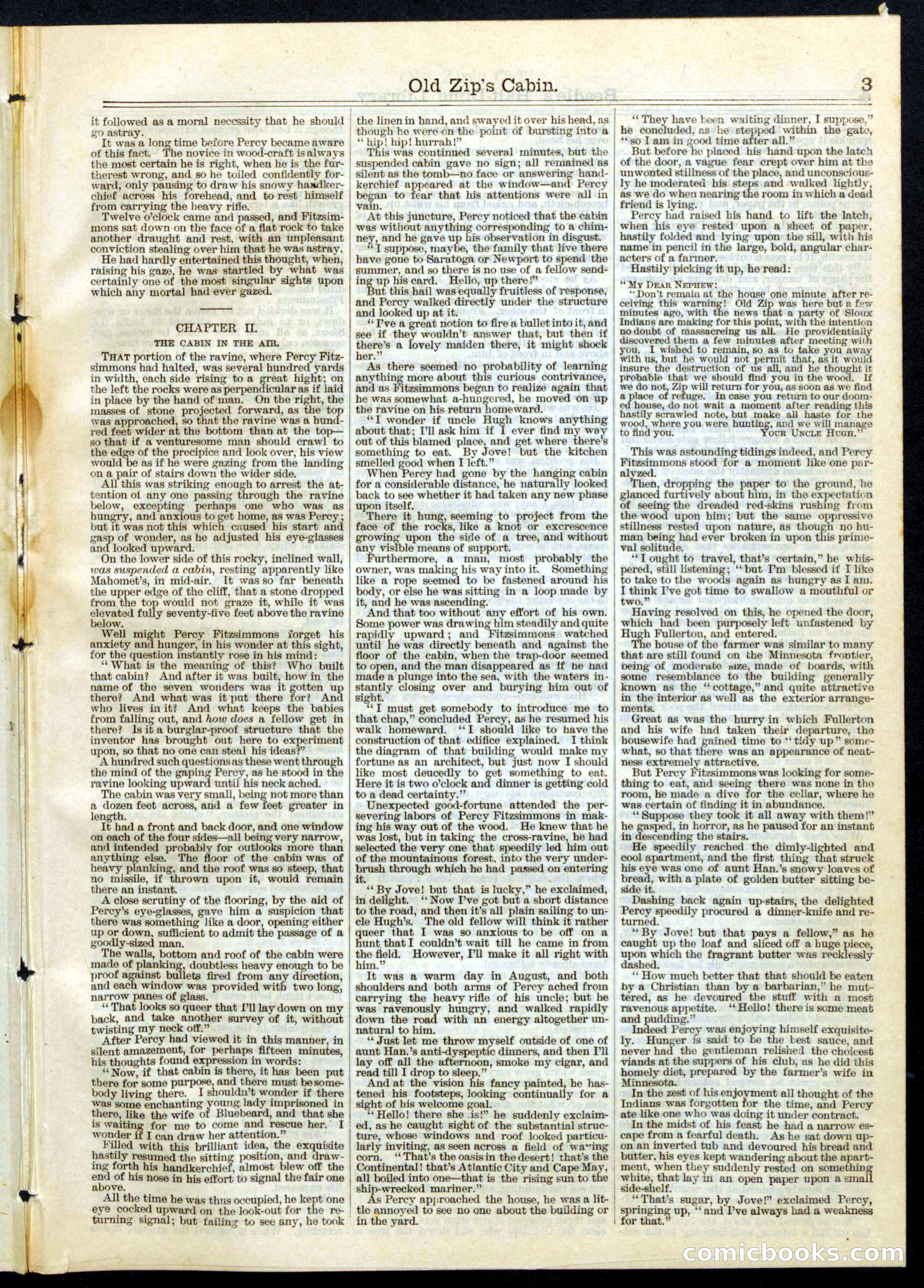 Beadle's Half Dime Library, No. 70 — page 3 of 16