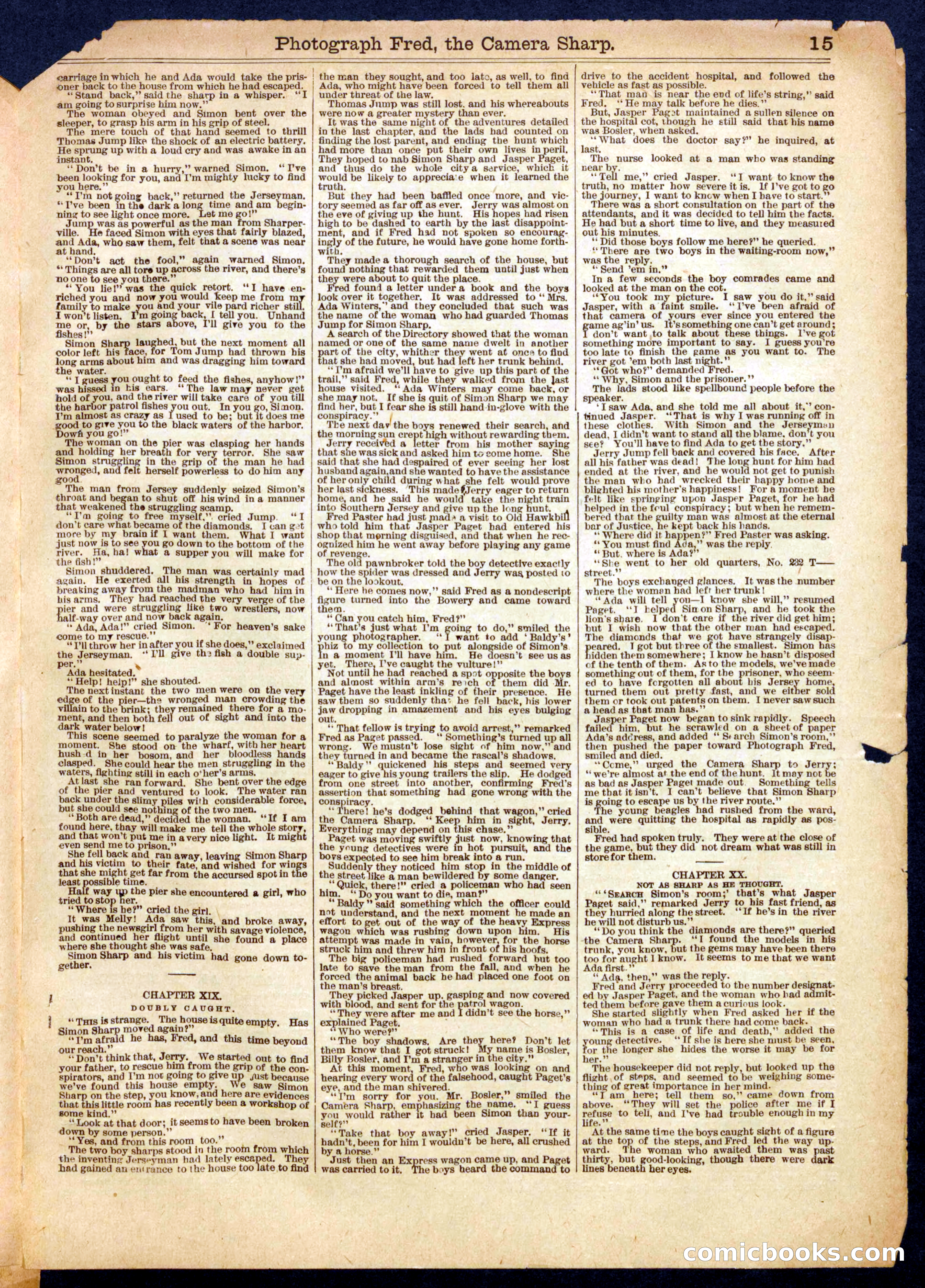 Beadle's Half Dime Library, No. 701 — page 15 of 16