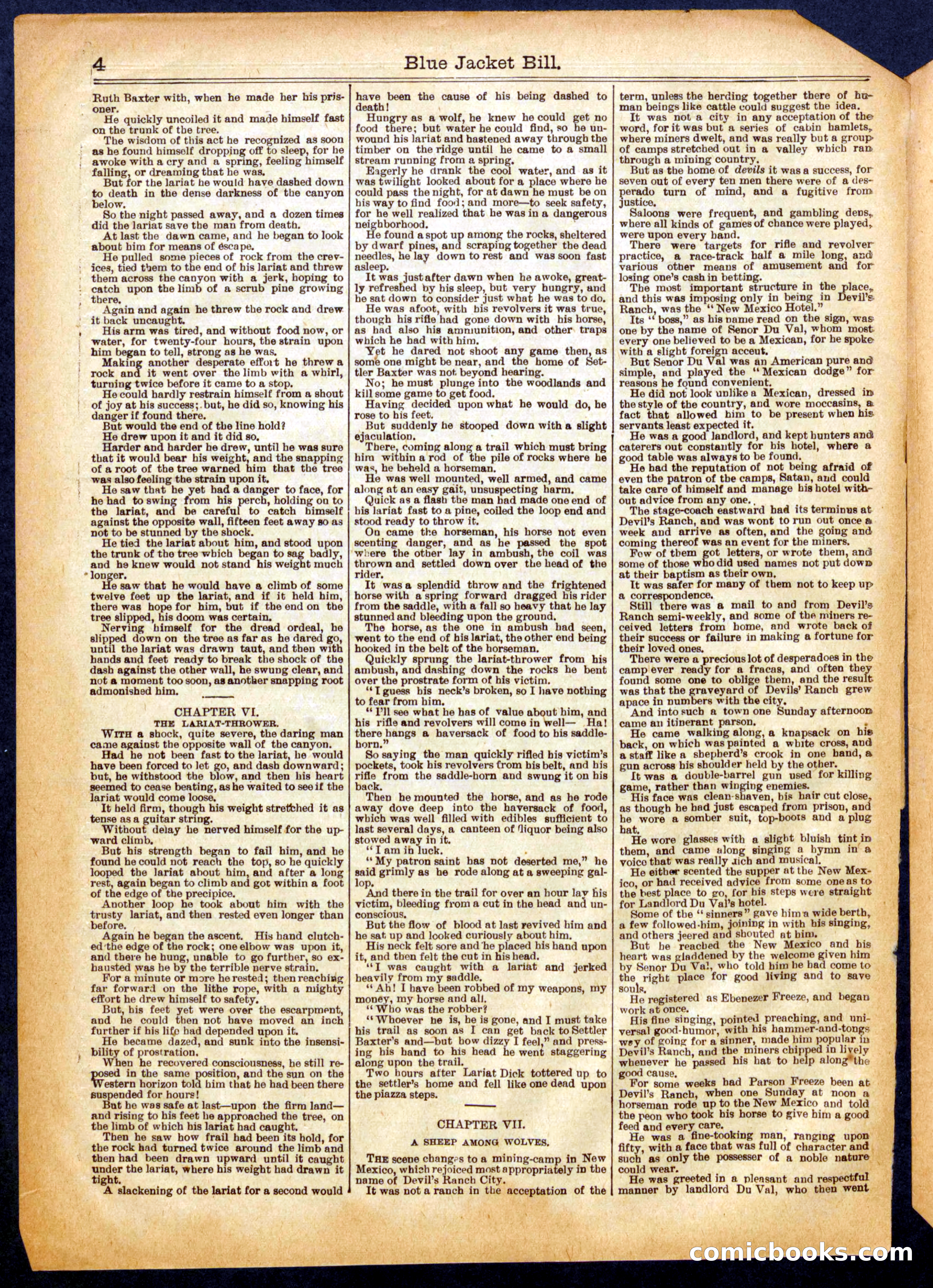 Beadle's Half Dime Library, No. 702 — page 4 of 16