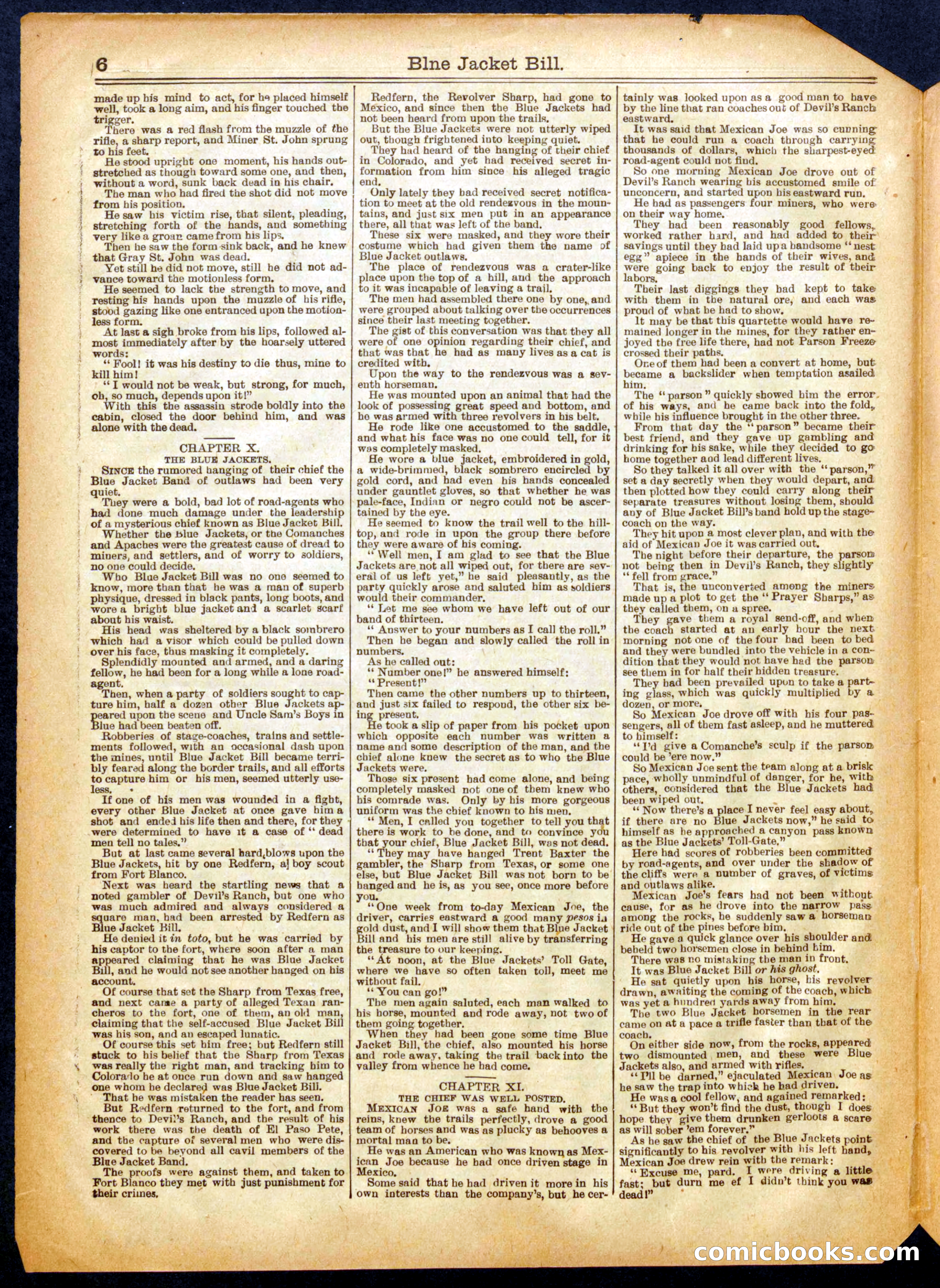 Beadle's Half Dime Library, No. 702 — page 6 of 16