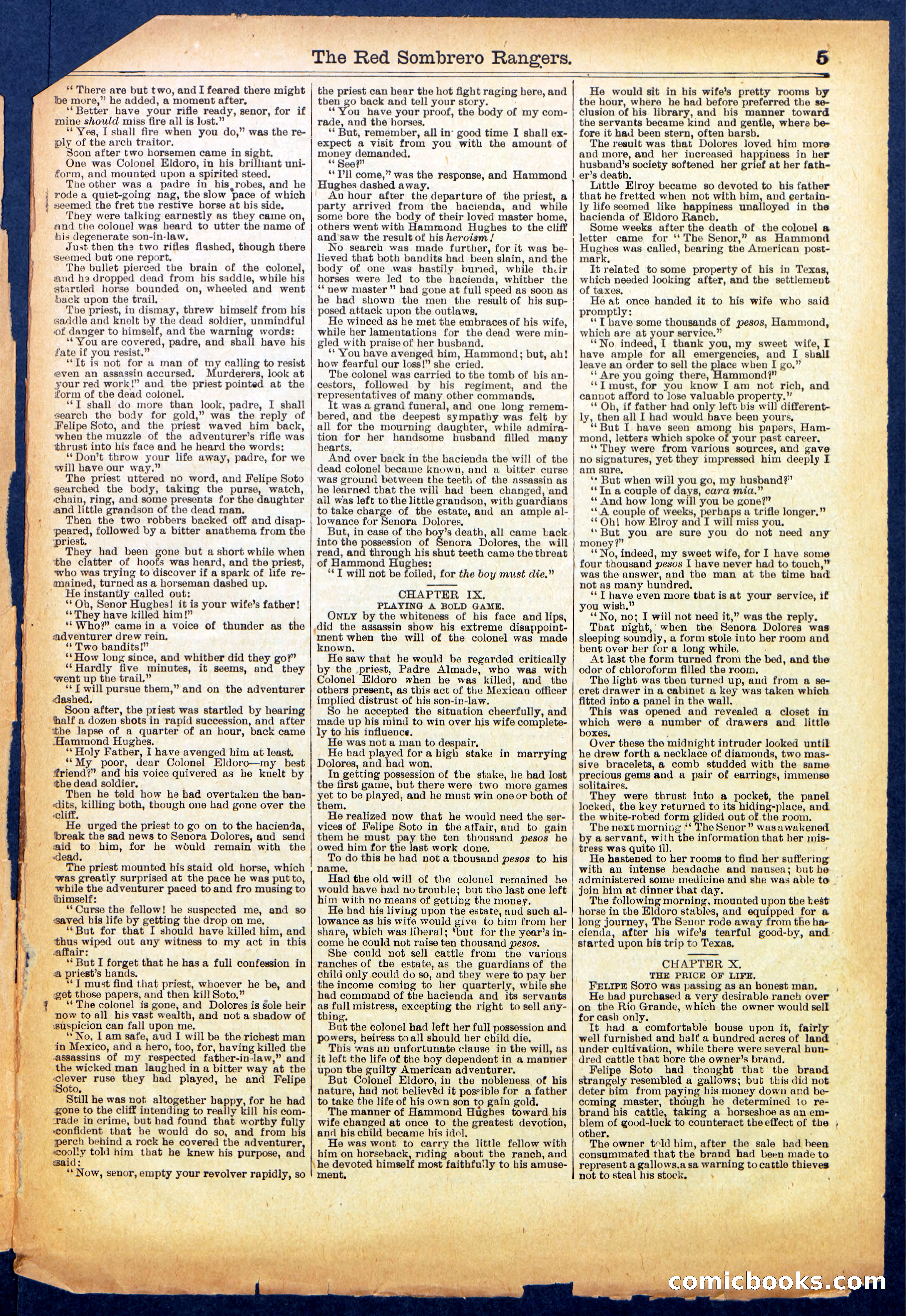Beadle's Half Dime Library No. 707 — page 5 of 16