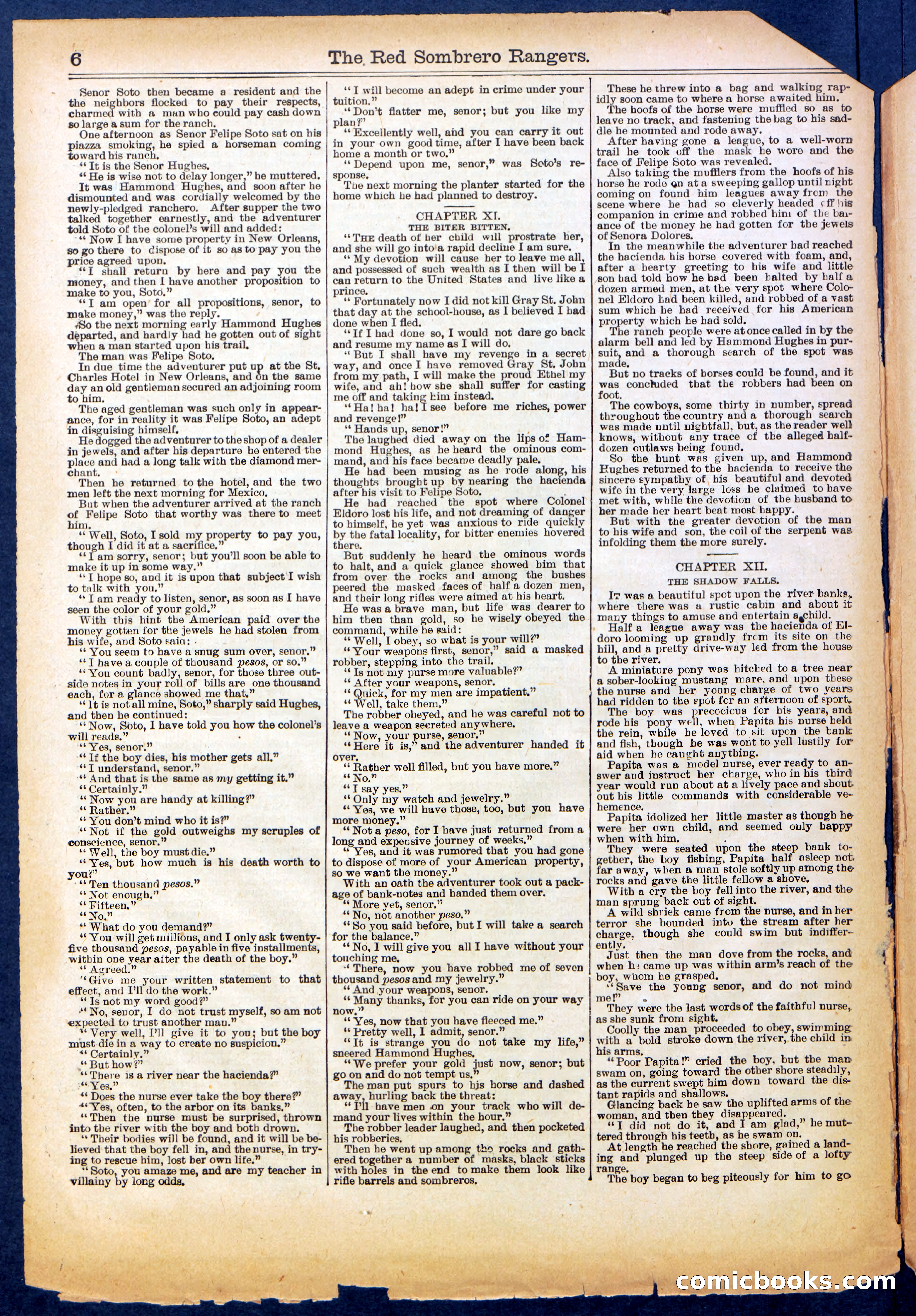 Beadle's Half Dime Library No. 707 — page 6 of 16