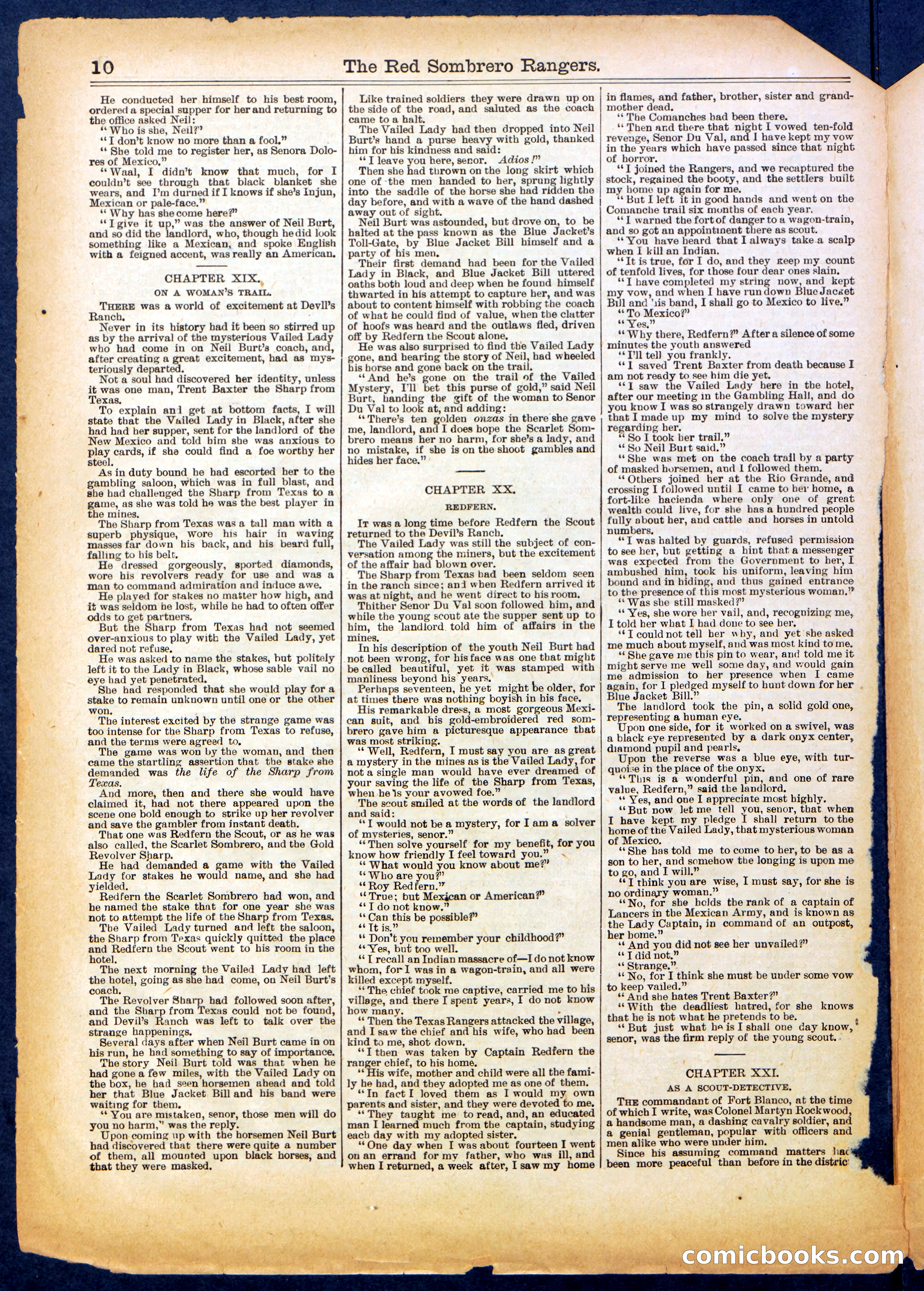 Beadle's Half Dime Library No. 707 — page 10 of 16