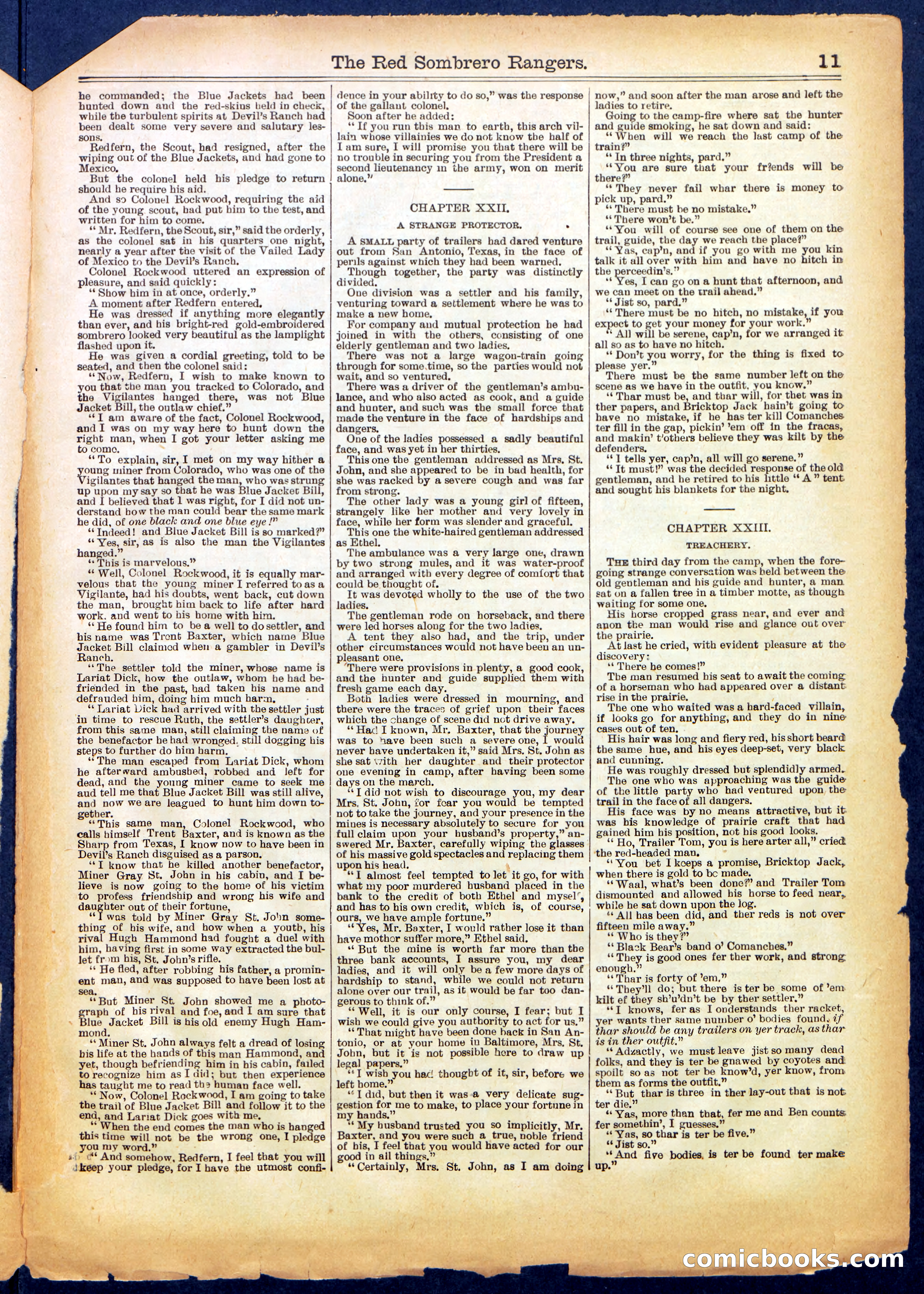 Beadle's Half Dime Library No. 707 — page 11 of 16