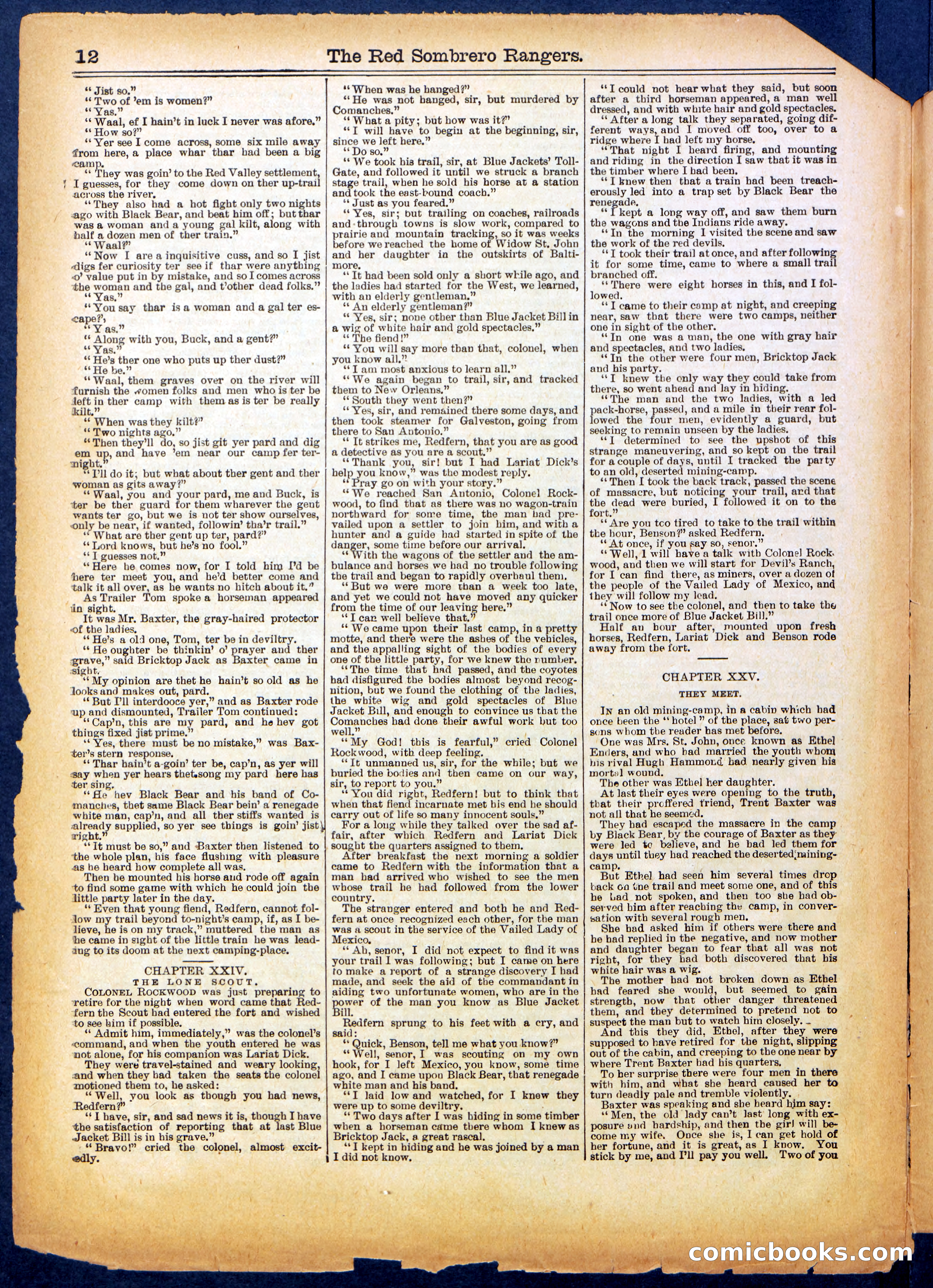 Beadle's Half Dime Library No. 707 — page 12 of 16