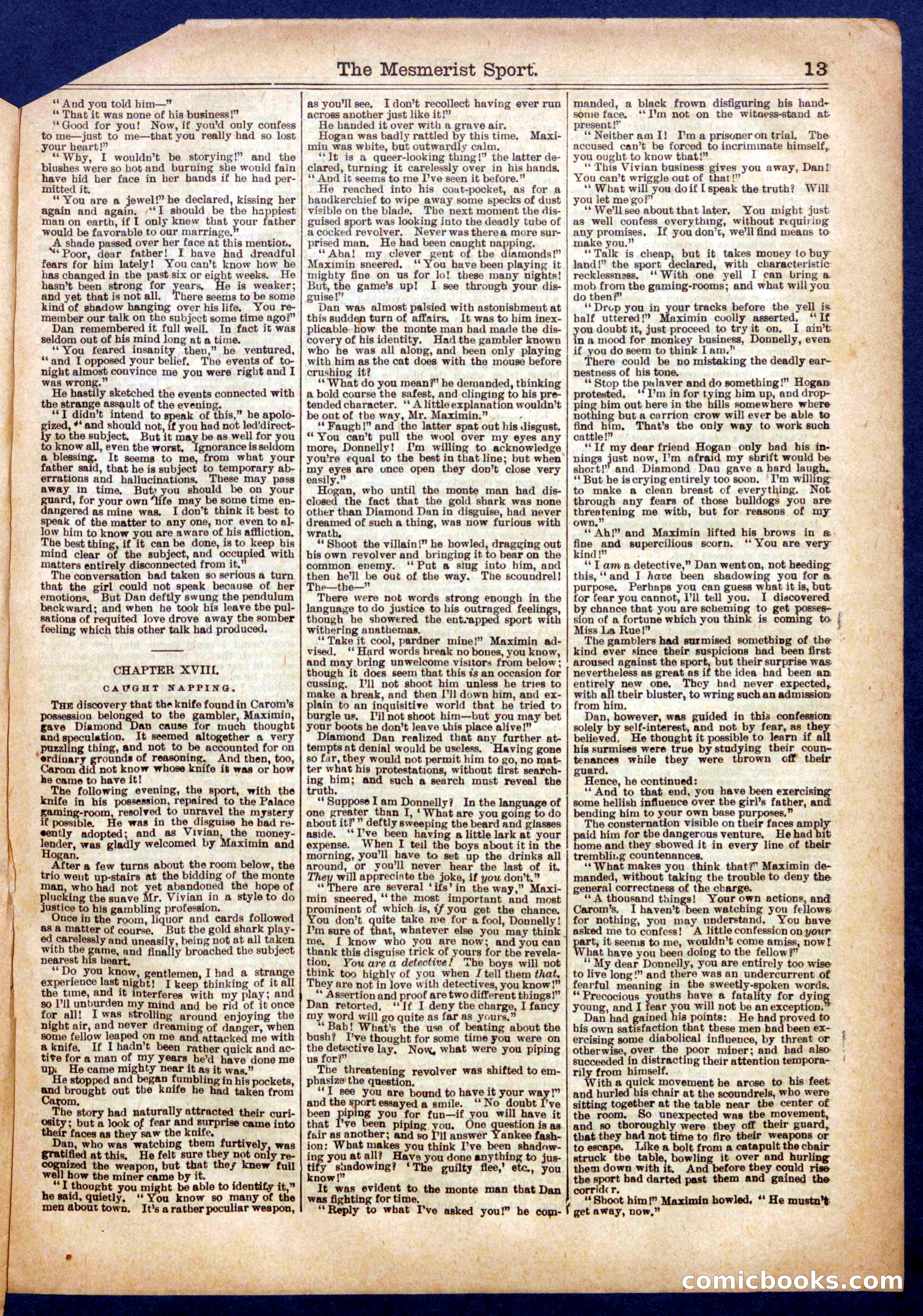 Beadle's Half Dime Library No. 712 — page 13 of 16