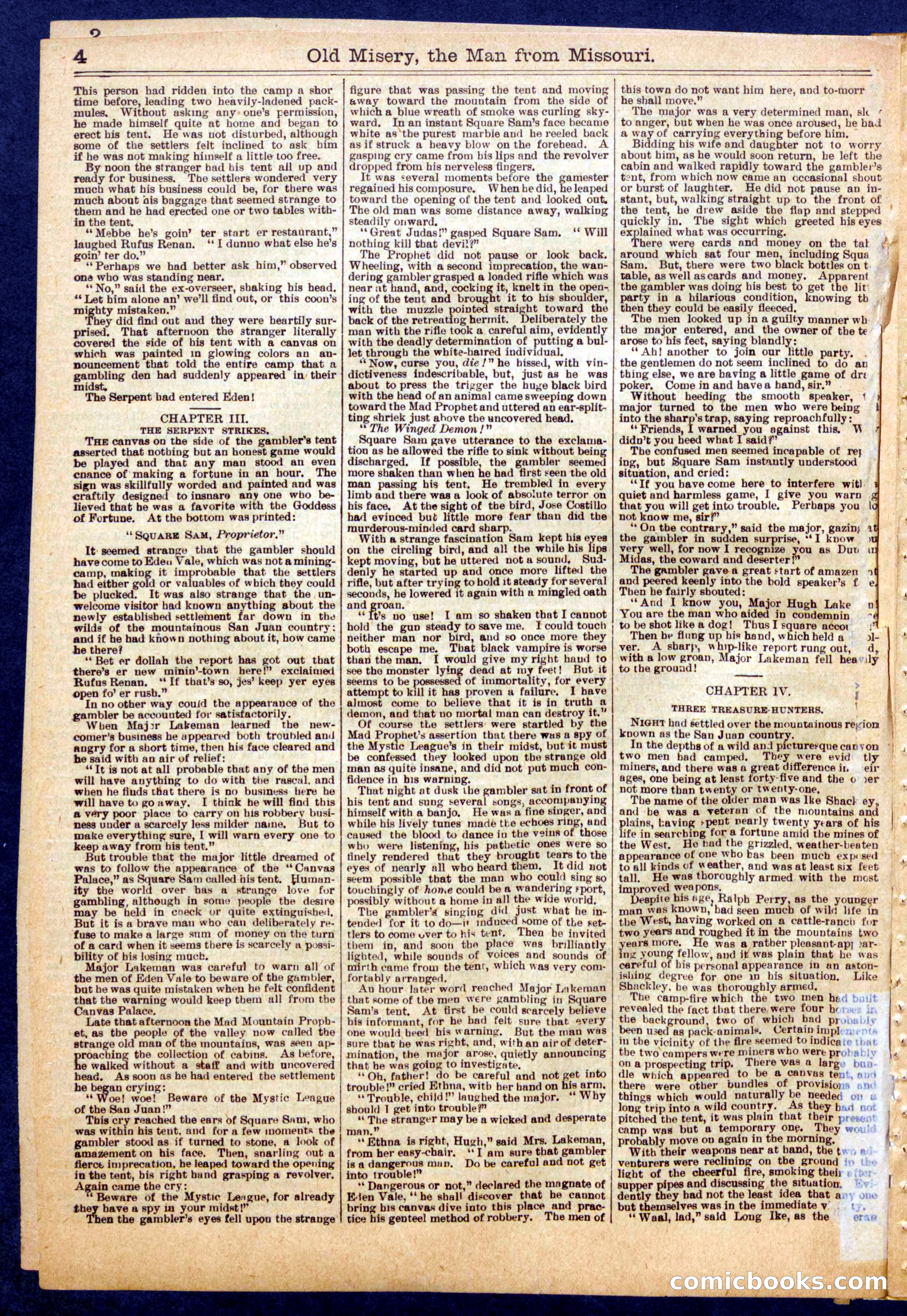 Beadle's Half Dime Library No. 714 — page 4 of 16