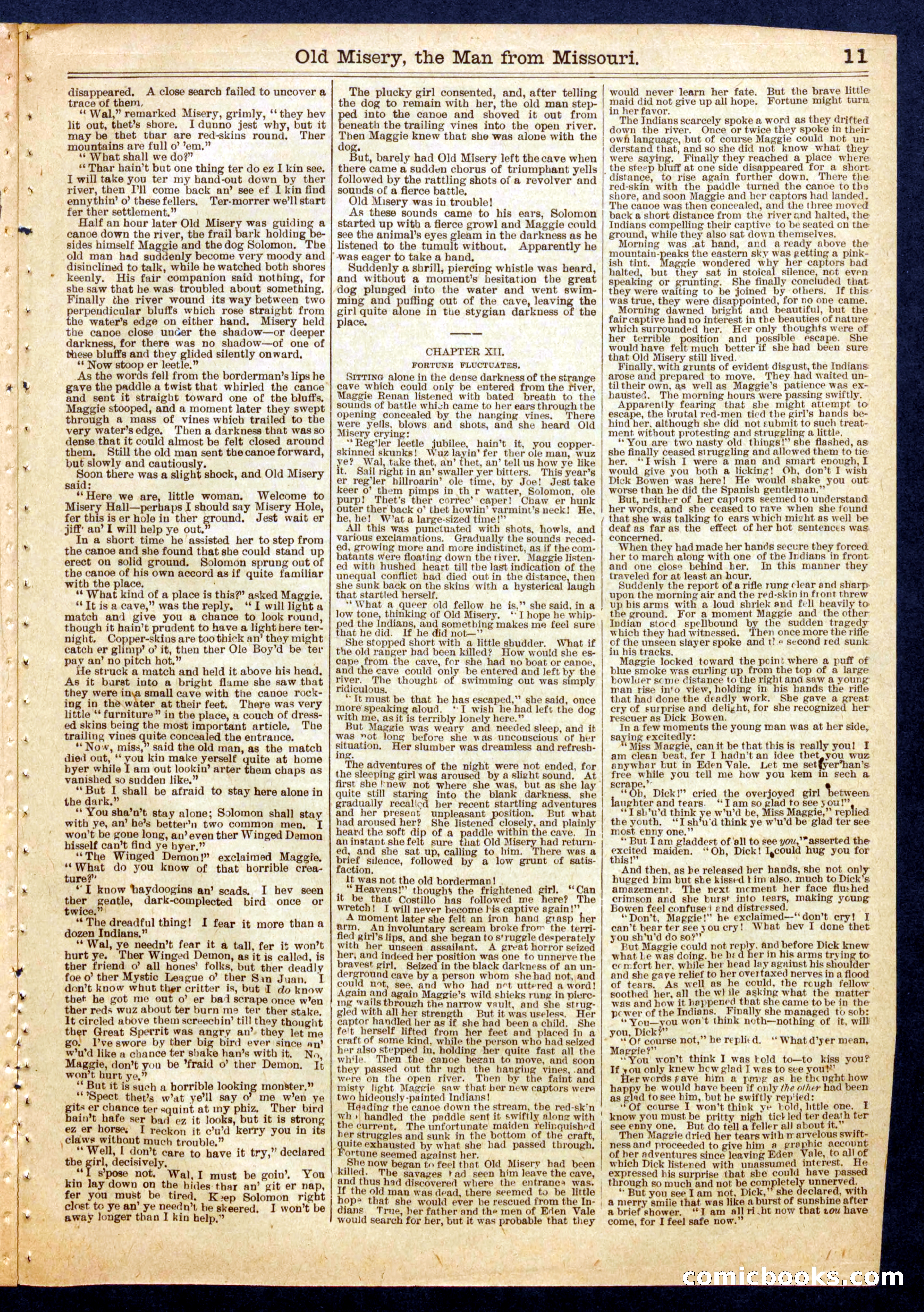 Beadle's Half Dime Library No. 714 — page 11 of 16