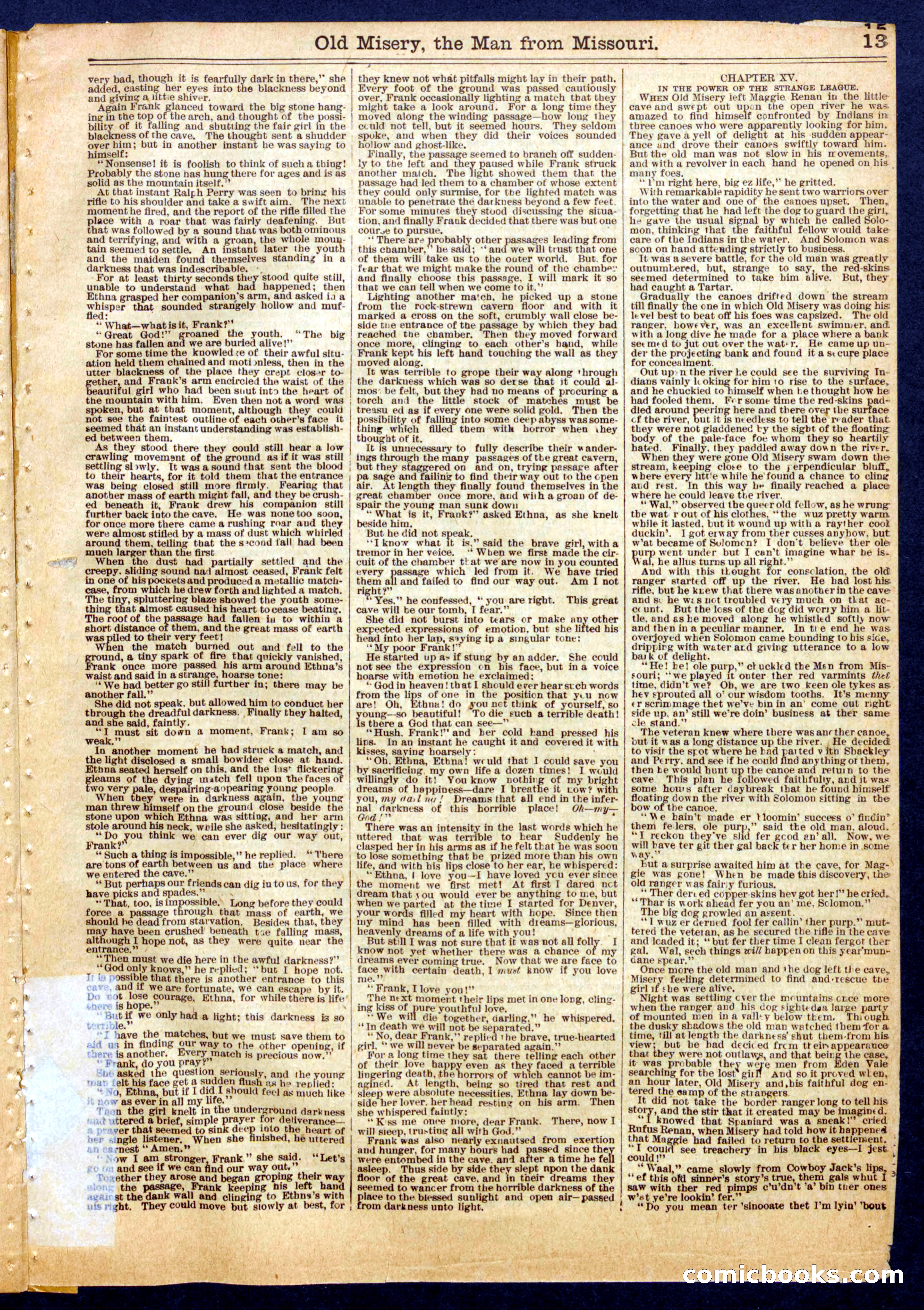 Beadle's Half Dime Library No. 714 — page 13 of 16