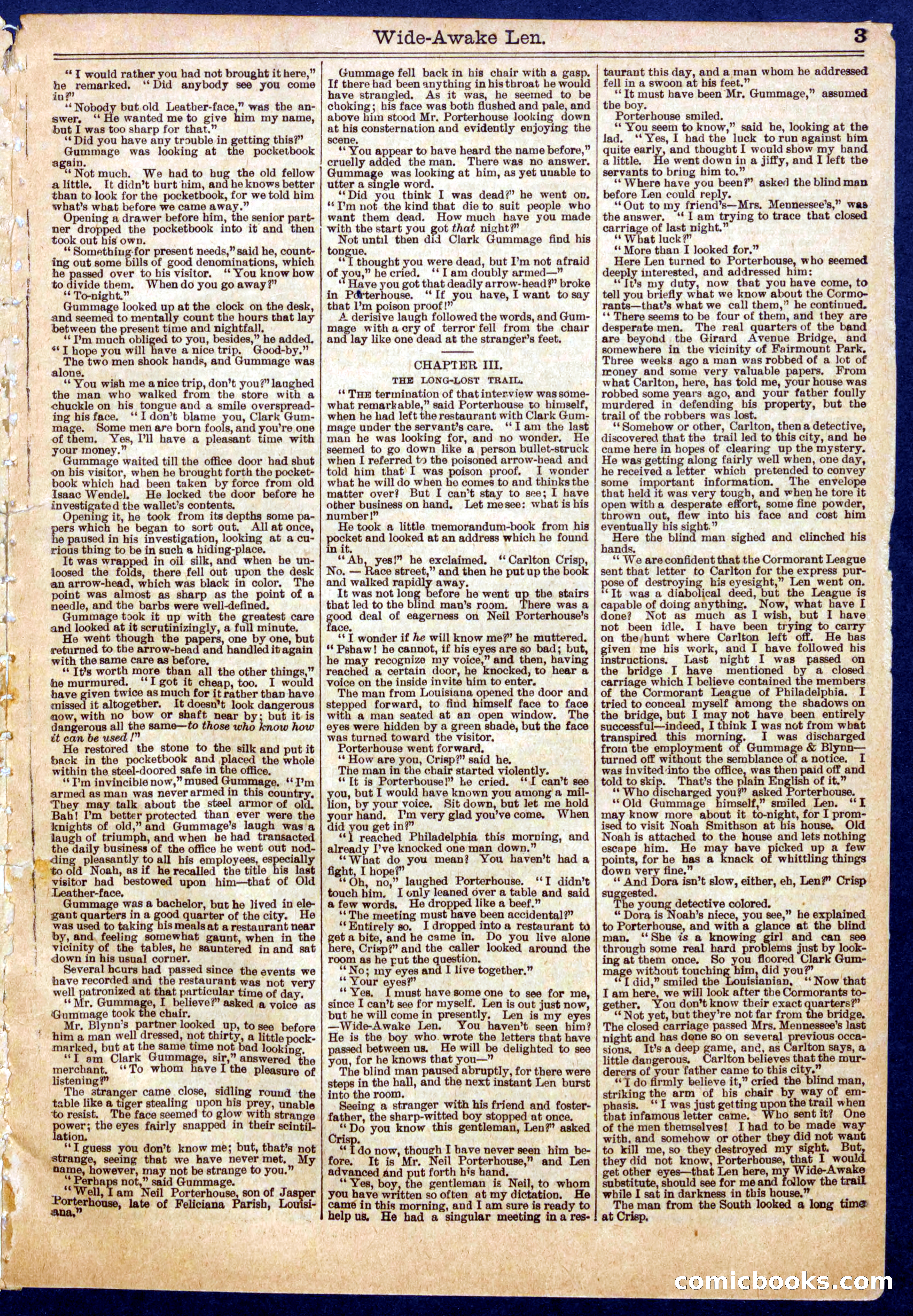 Beadle's Half Dime Library No. 715 — page 3 of 16