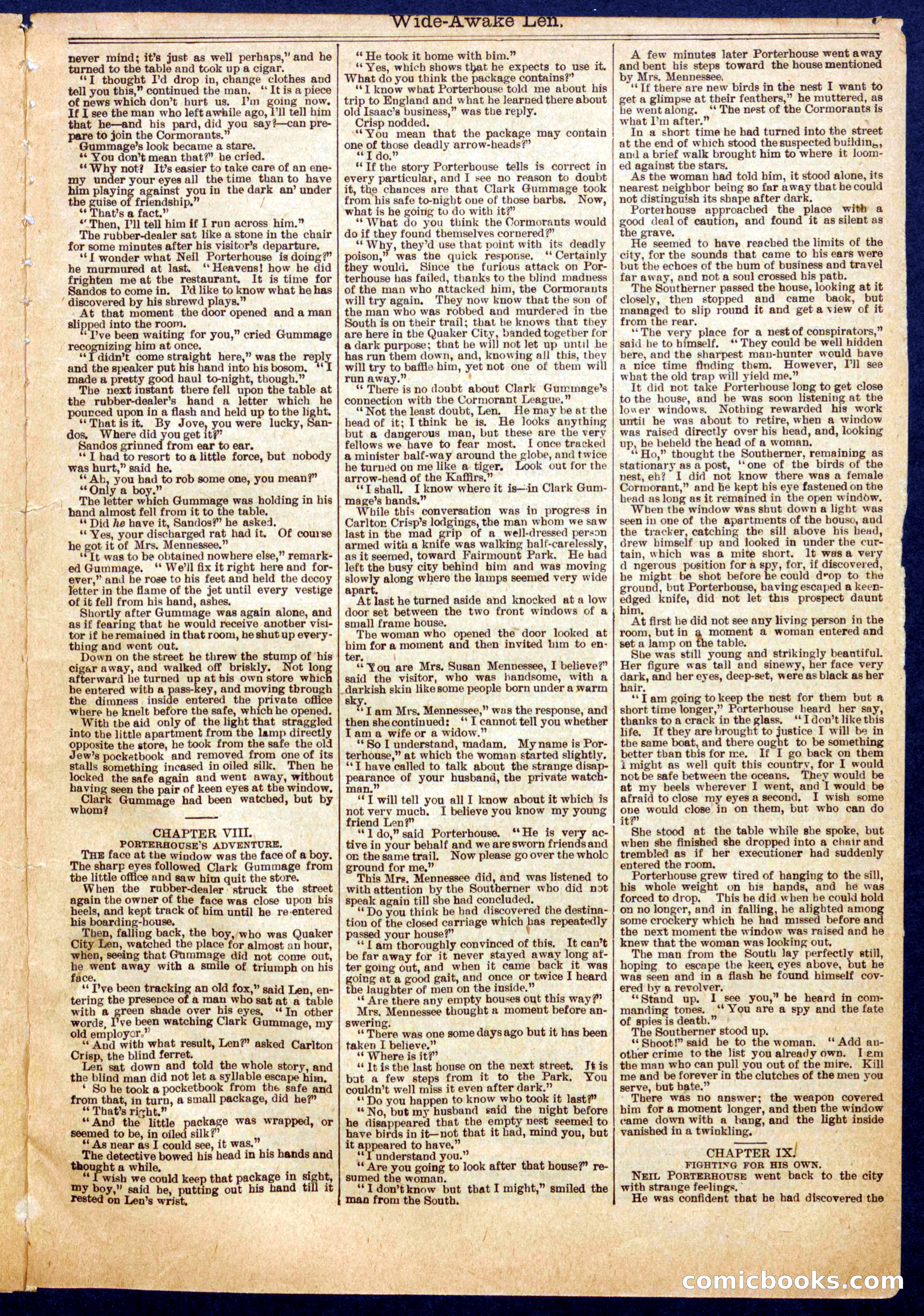 Beadle's Half Dime Library No. 715 — page 7 of 16