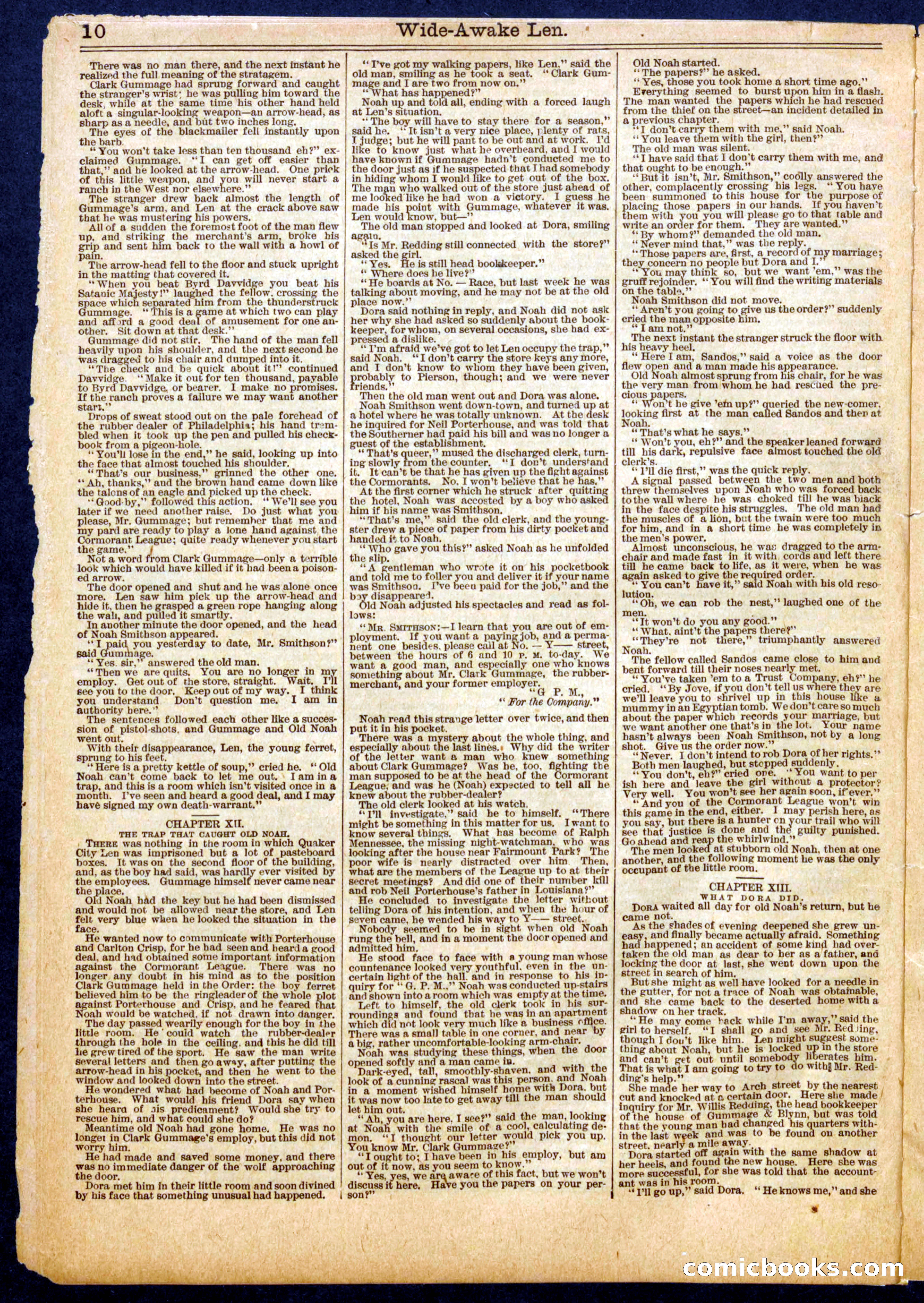 Beadle's Half Dime Library No. 715 — page 10 of 16