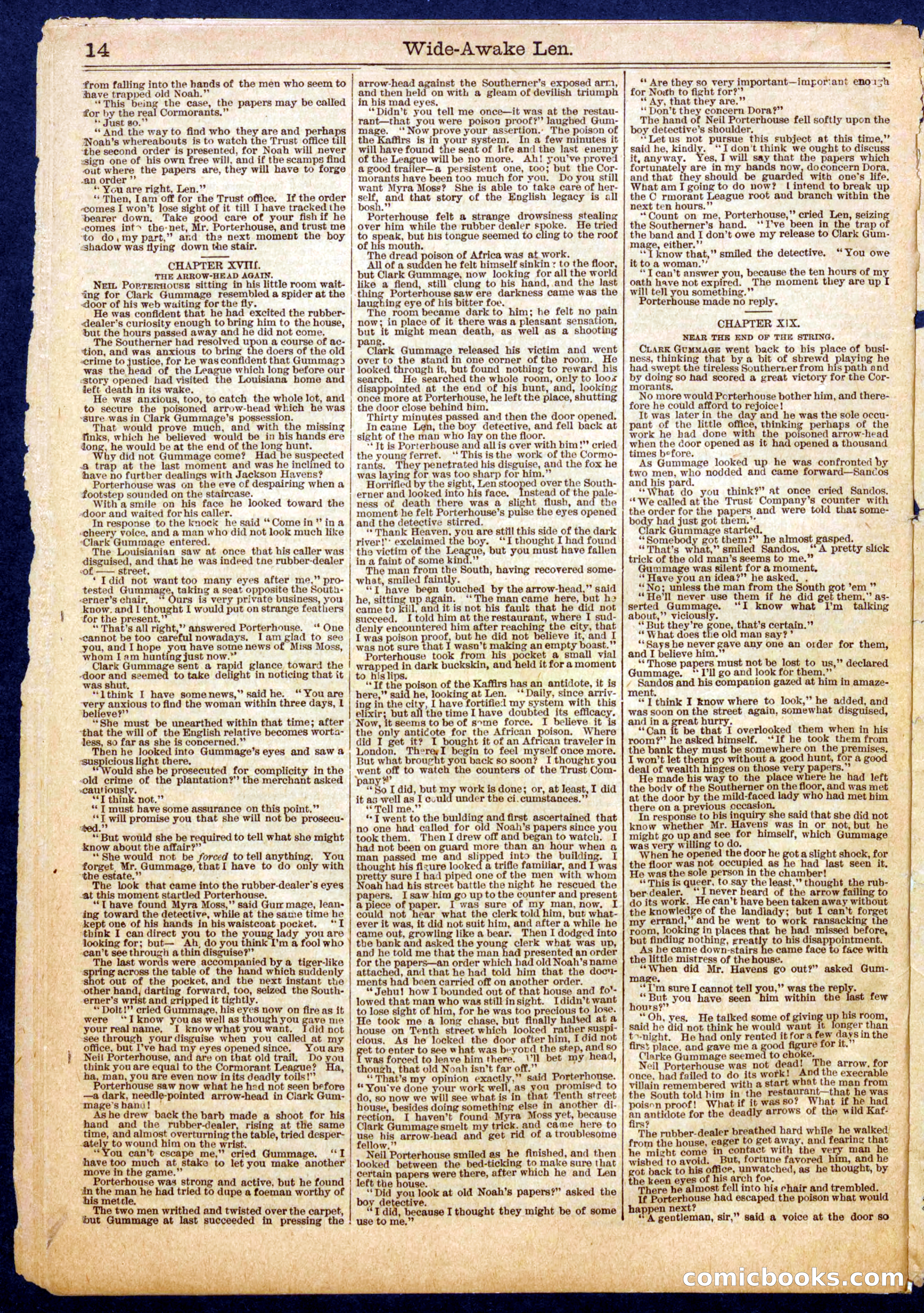 Beadle's Half Dime Library No. 715 — page 14 of 16