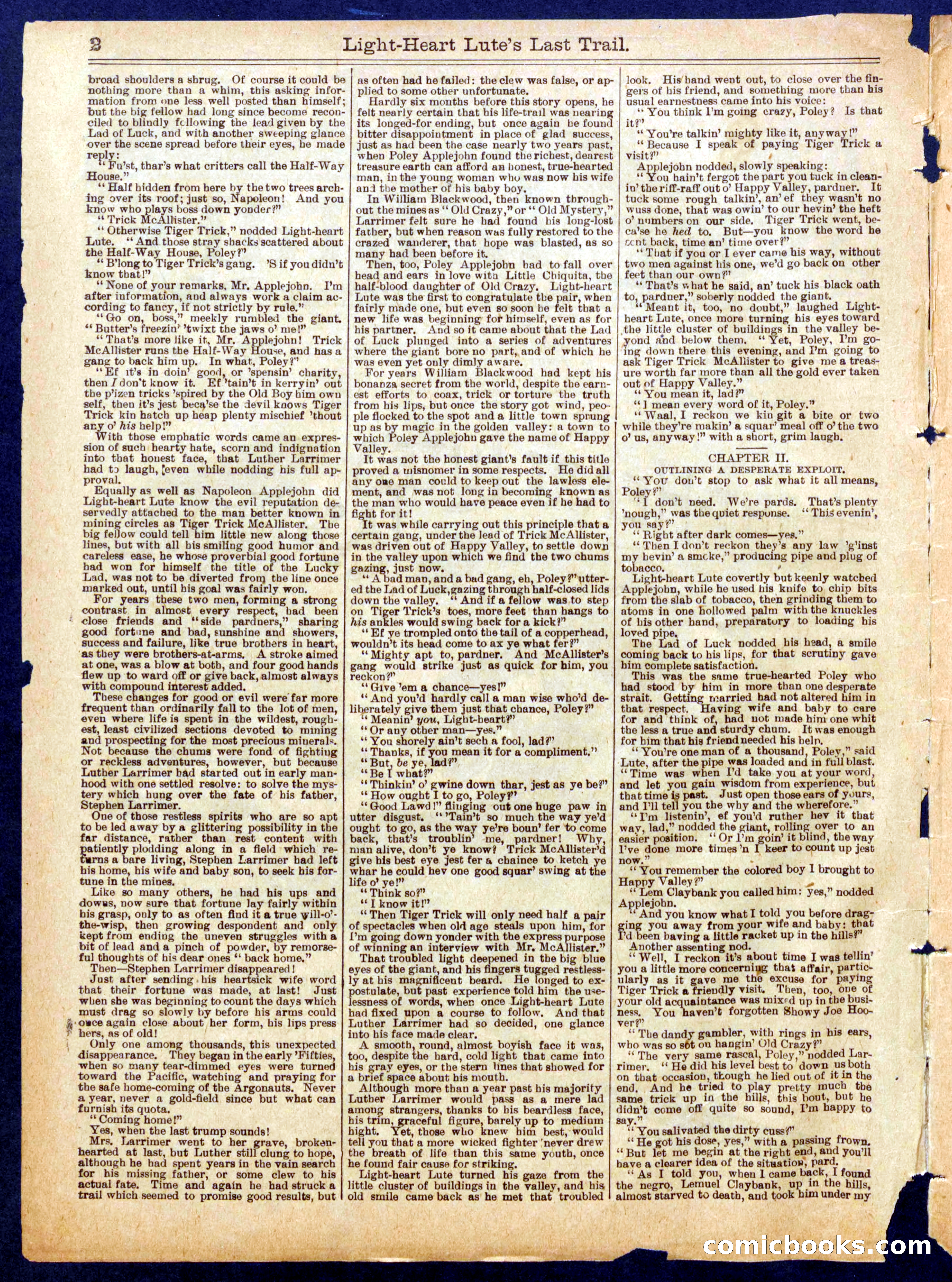 Beadle's Half Dime Library, No. 718 — page 2 of 16