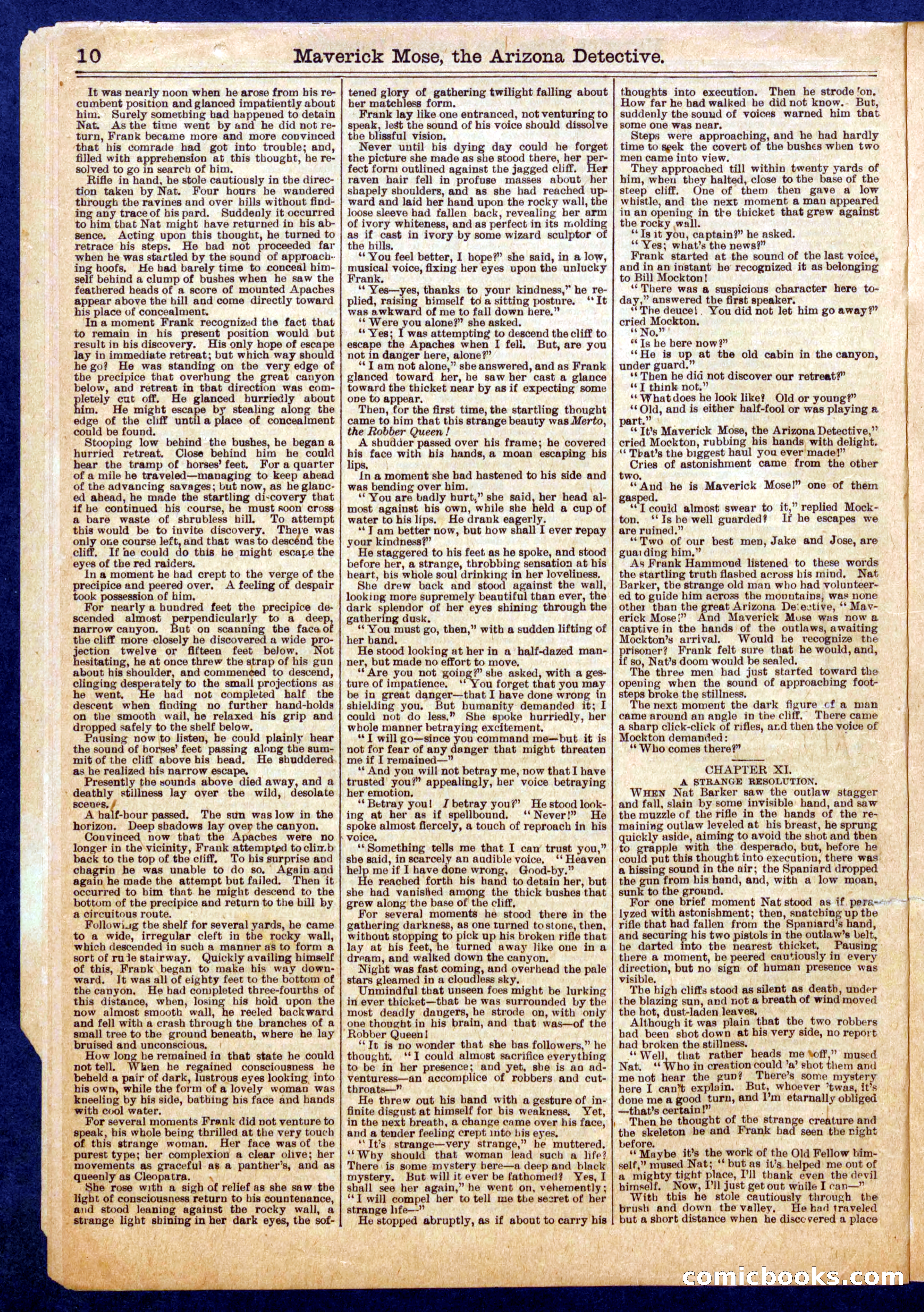 Beadle's Half Dime Library No. 721 — page 10 of 16