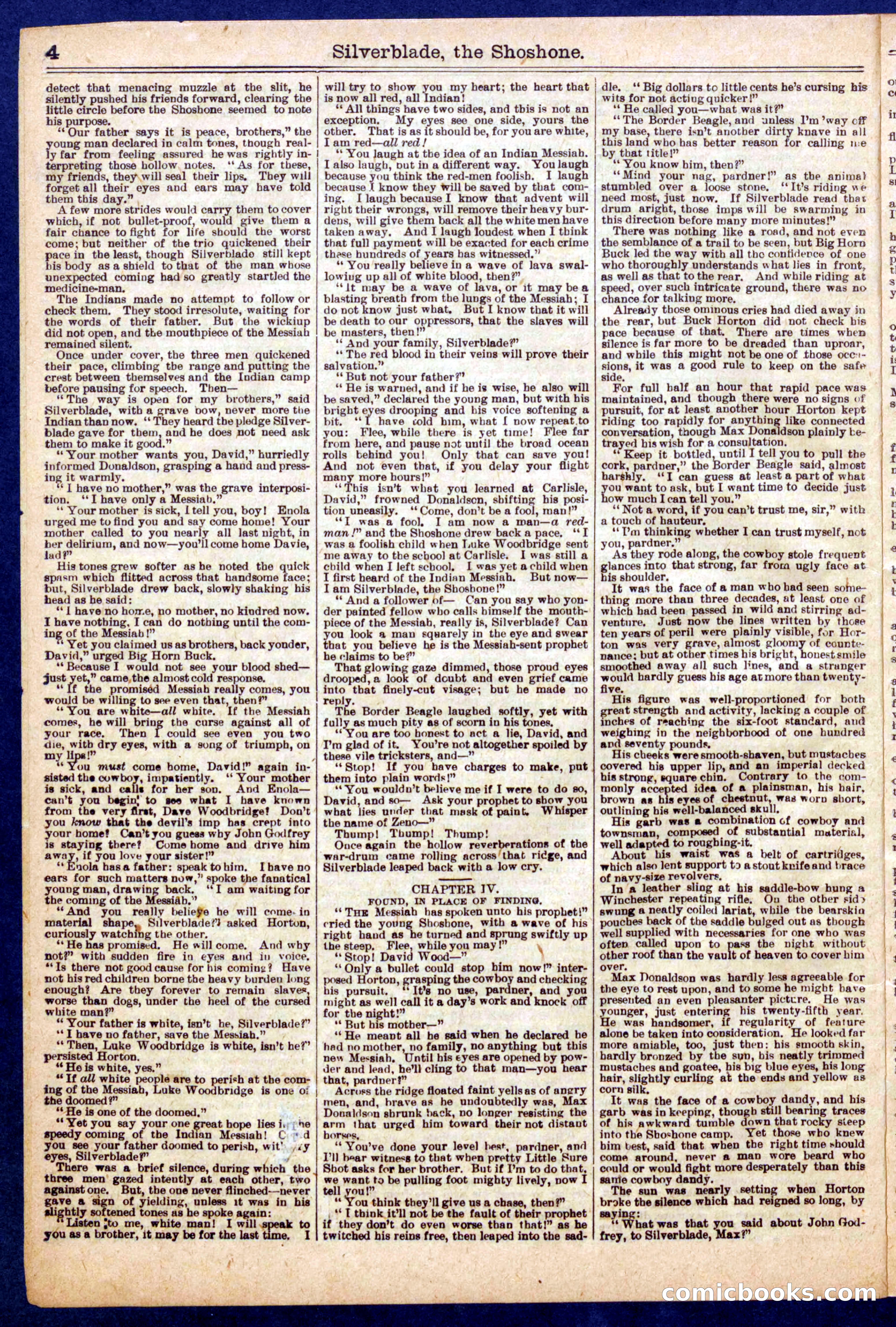 Beadle's Half Dime Library No. 723 — page 4 of 16