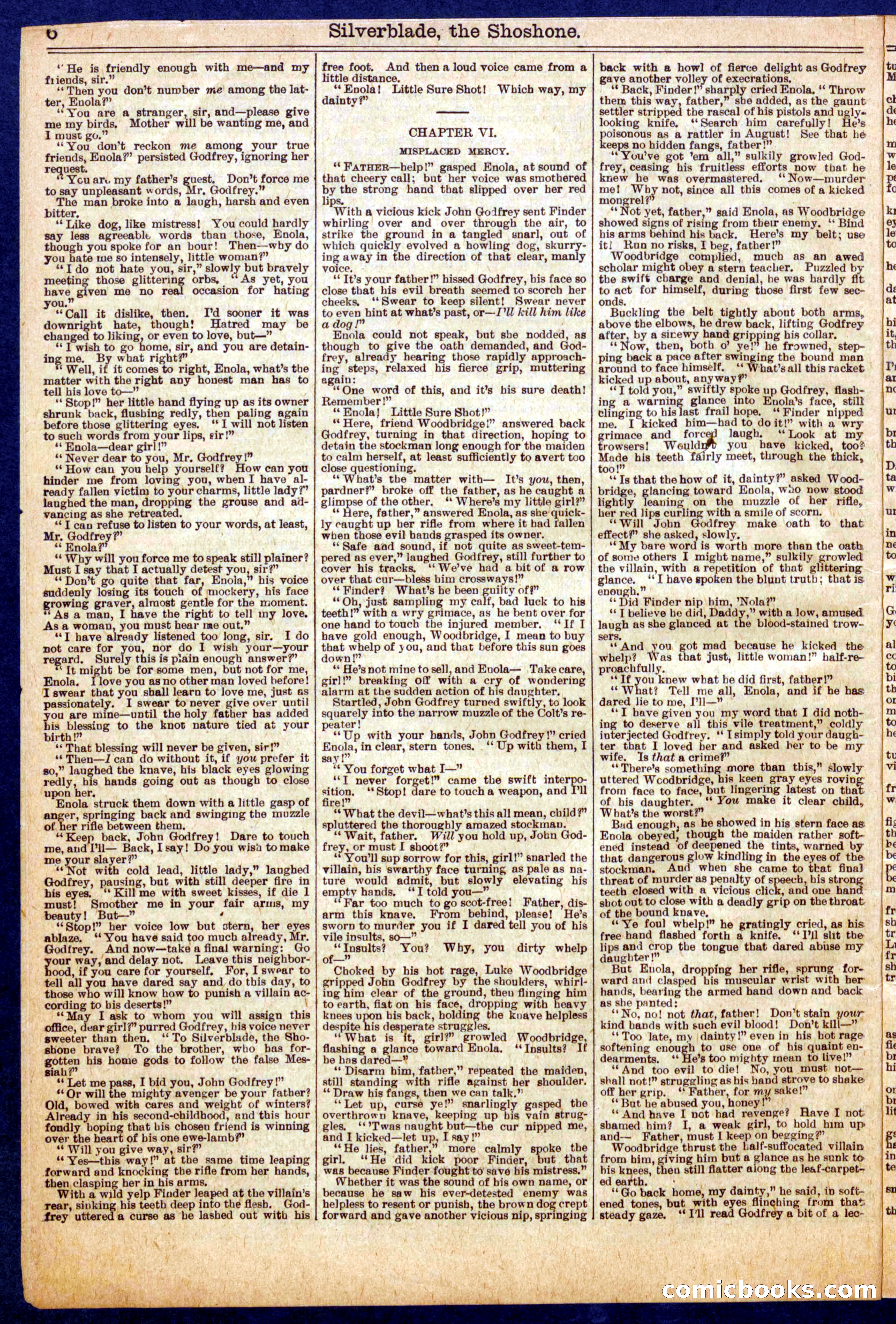 Beadle's Half Dime Library No. 723 — page 6 of 16