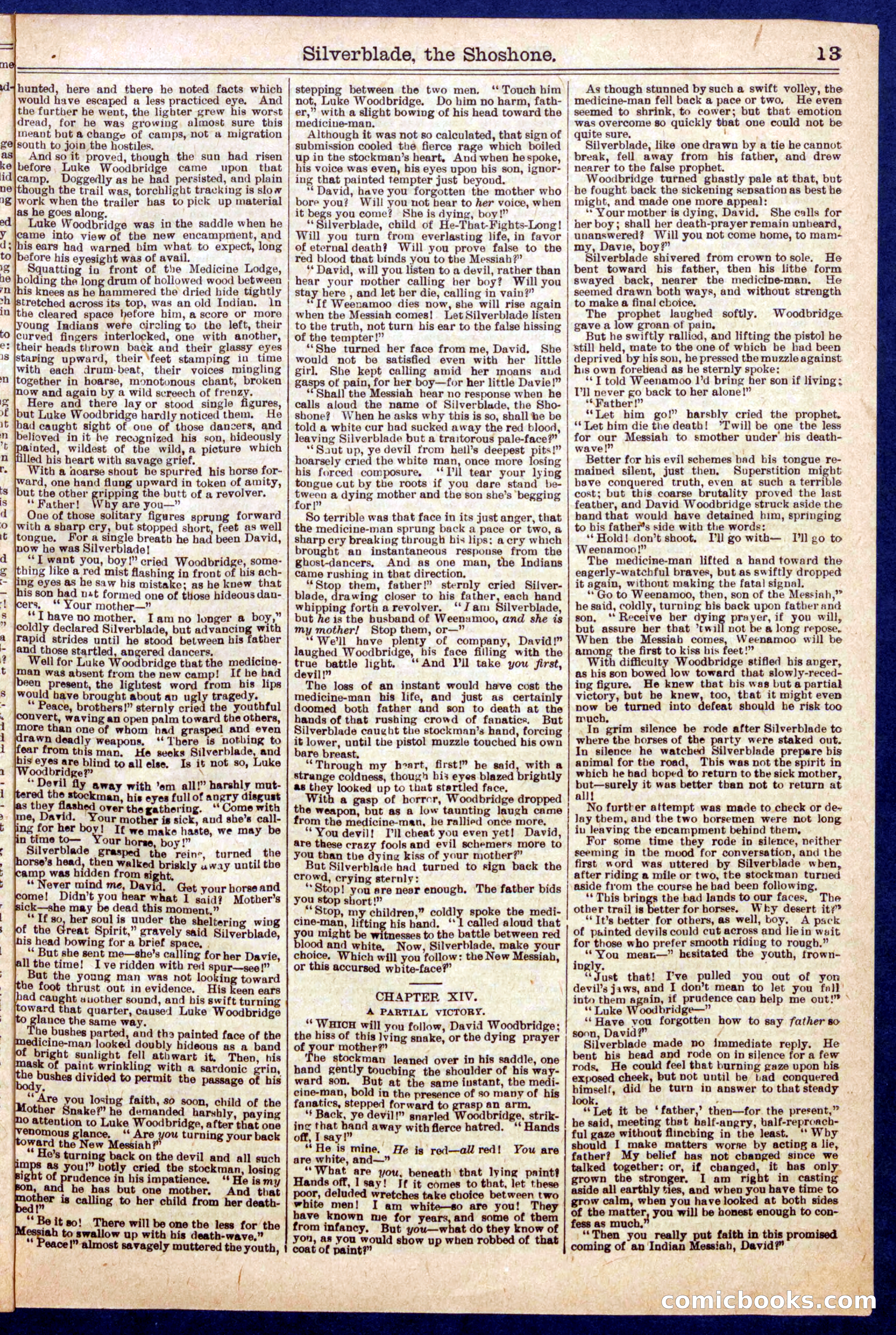 Beadle's Half Dime Library No. 723 — page 13 of 16