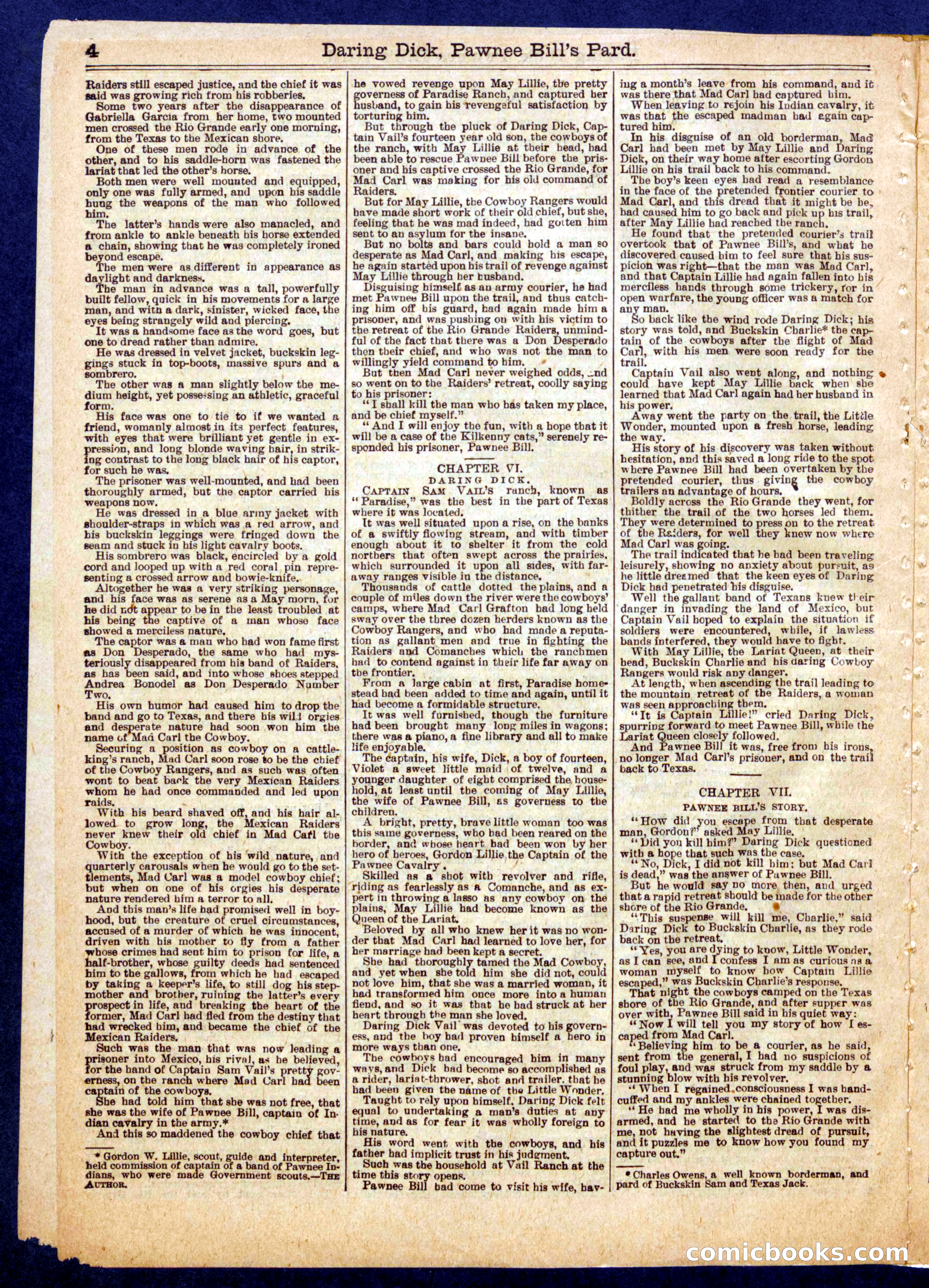 Beadle's Half Dime Library No. 725 — page 4 of 16