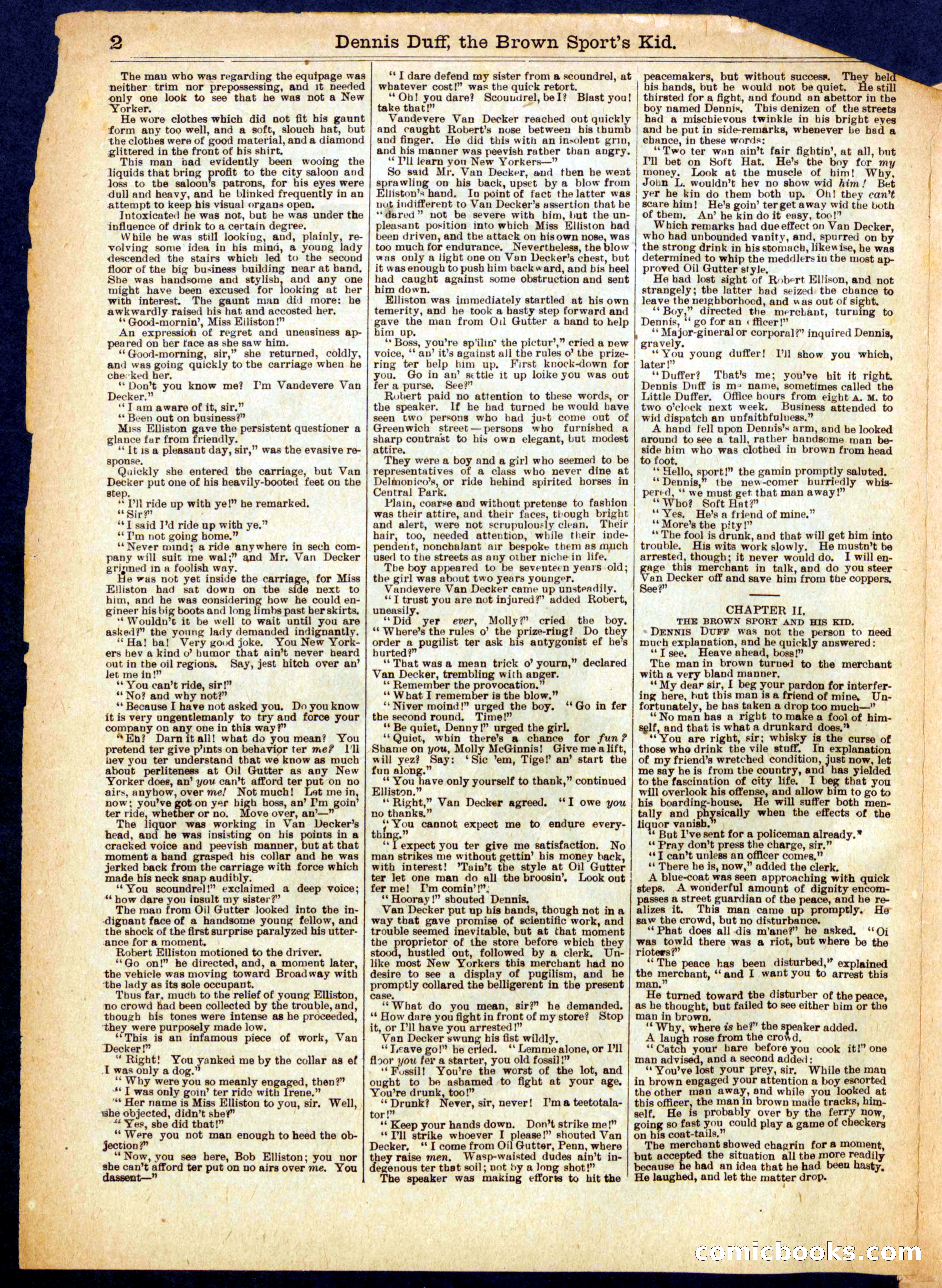 Beadle's Half Dime Library No. 726 — page 2 of 16